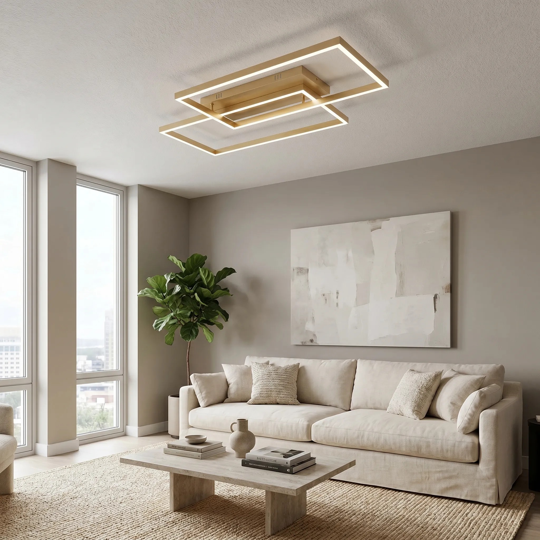 Toolight Lubinis šviestuvas LED SWE060-C BRUSH GOLD aprašymas - Prekės nuotrauka