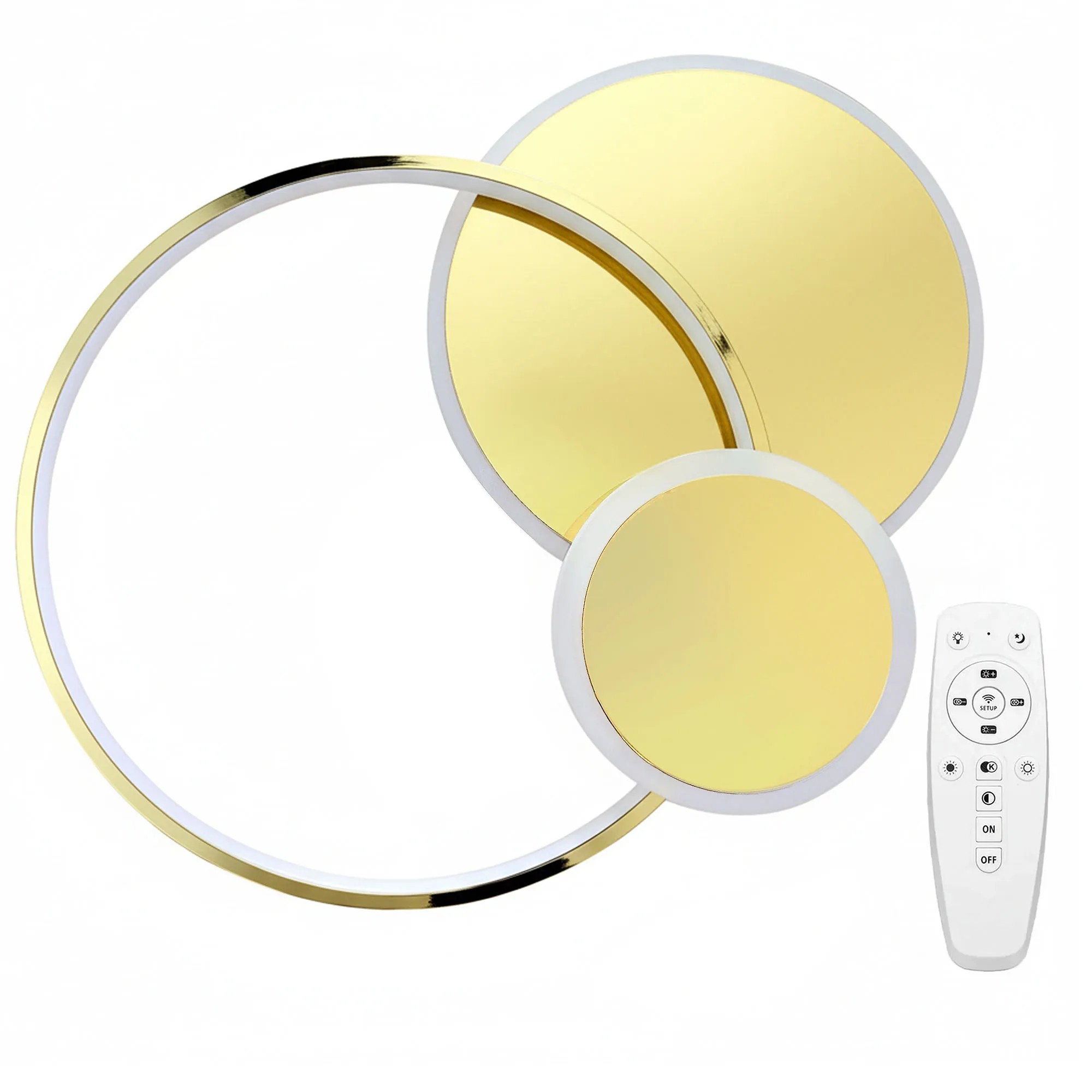 Lubinis šviestuvas Toolight Lubų šviestuvas APP1710-C Gold LED aprašymas - Prekės nuotrauka