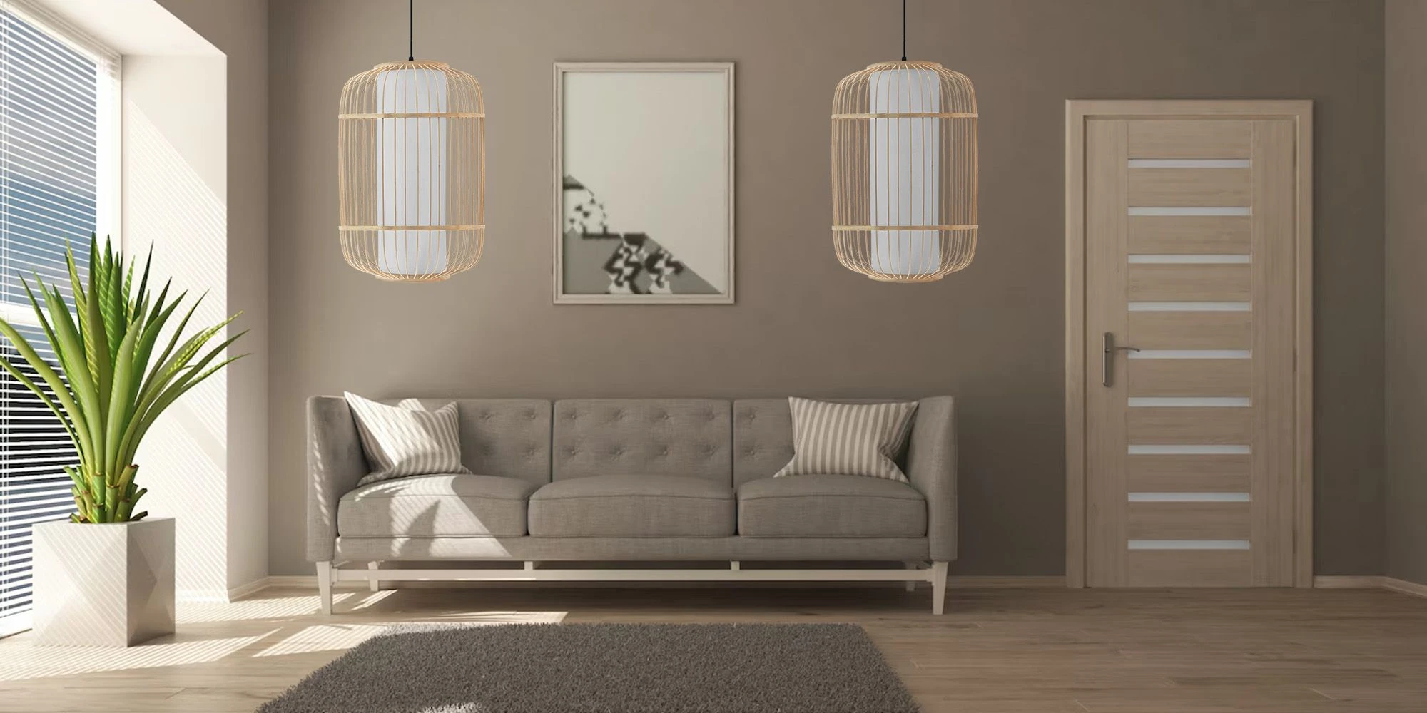 Lubinis šviestuvas Toolight Lubų šviestuvas Bamboo APP1626-1CP aprašymas - Prekės nuotrauka