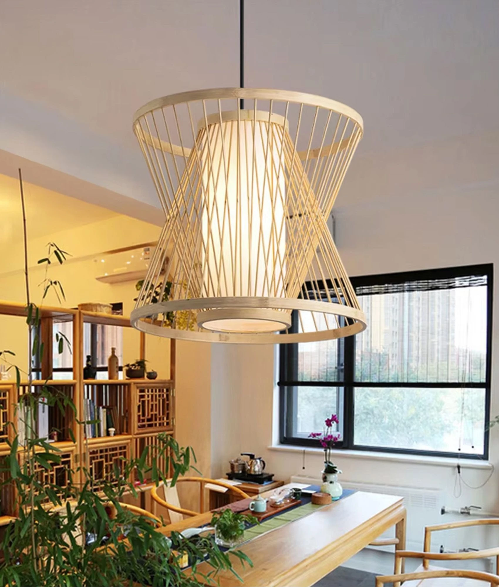 Lubinis šviestuvas Toolight Lubų šviestuvas Bamboo APP1630-1CP aprašymas - Prekės nuotrauka