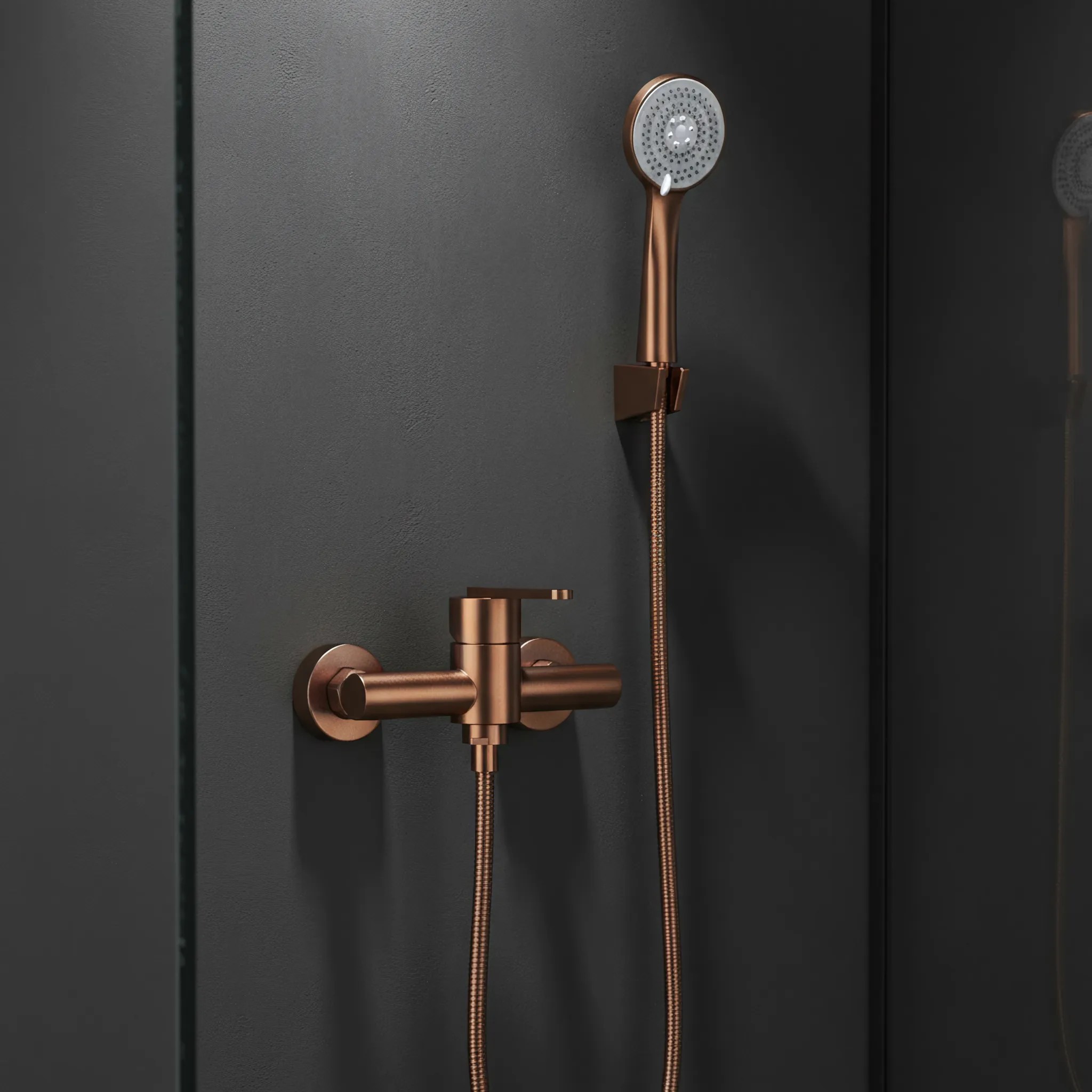 Maišytuvas dušo REA Ontario Copper aprašymas - Prekės nuotrauka
