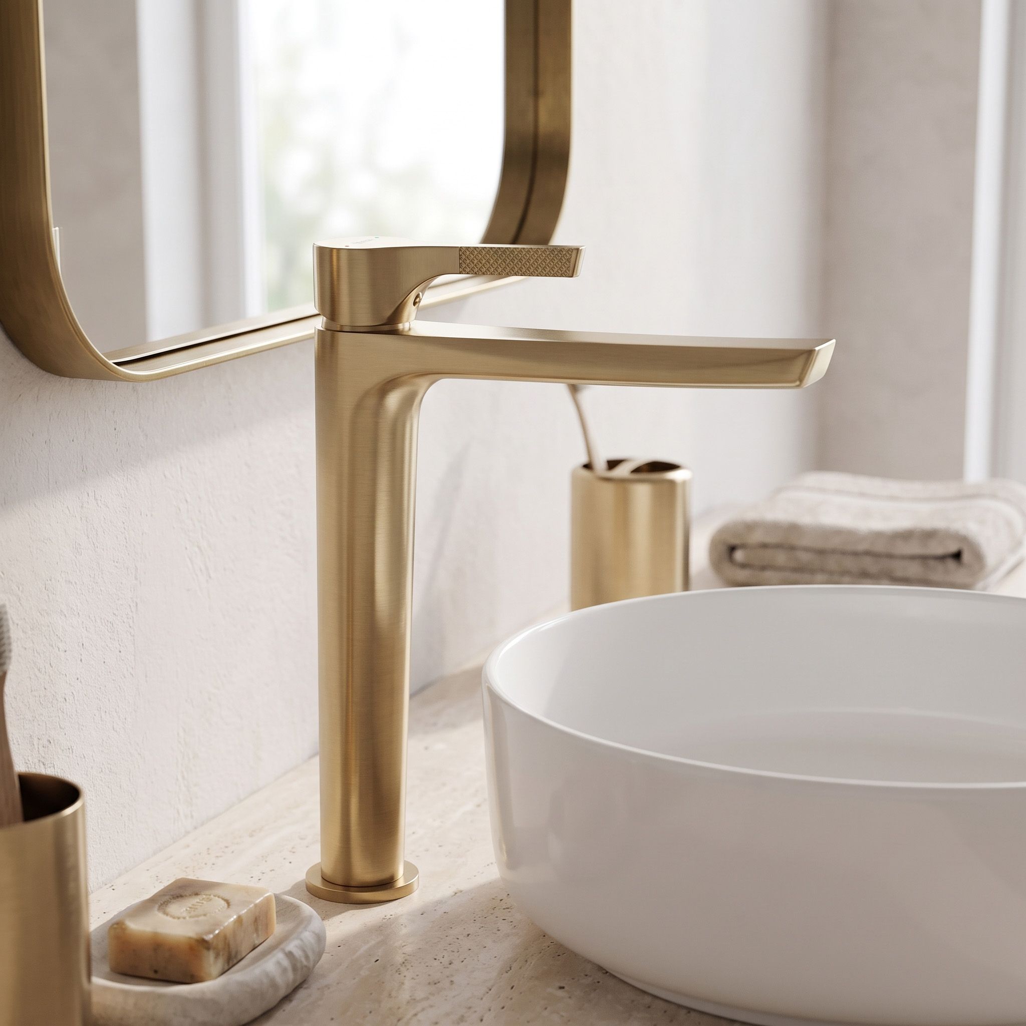 Maišytuvas Praustuvui Premium Rea Maxim Gold High aprašymas - Prekės nuotrauka