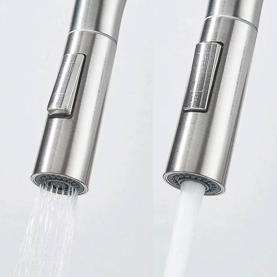 Maišytuvas virtuvės Rea Eco Fresh BRUSH NICKEL aprašymas - Prekės nuotrauka