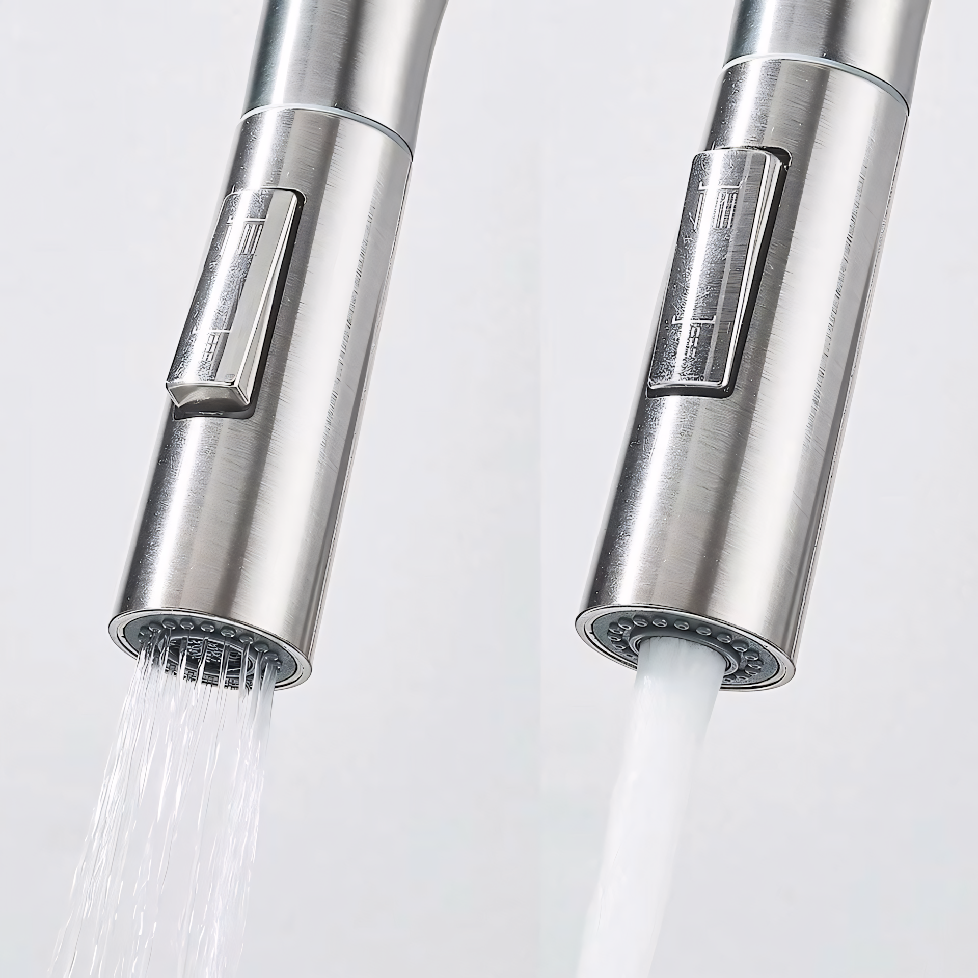 Maišytuvas virtuvės Rea Fresh High BRUSH NICKEL aprašymas - Prekės nuotrauka