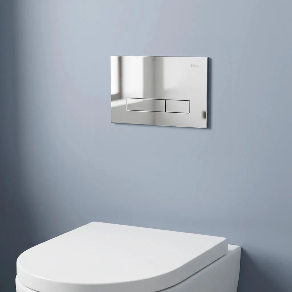 Mygtukas skirtas montuojamam stelažui Rea HD K011A-Q ir Slim 024N Chrome aprašymas - Prekės nuotrauka