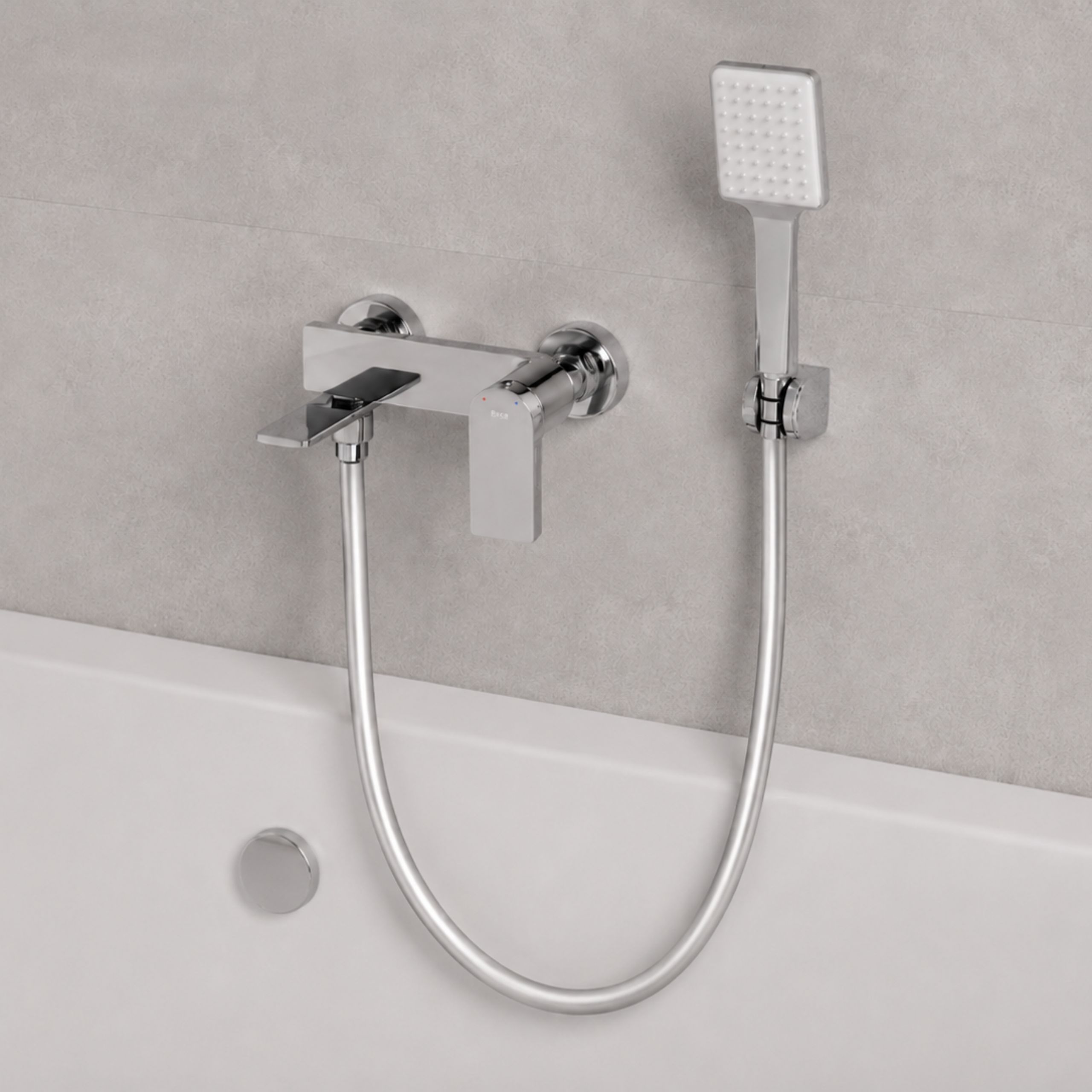 Nesisukanti dušo žarna Rea Chrome 150 cm aprašymas - Prekės nuotrauka