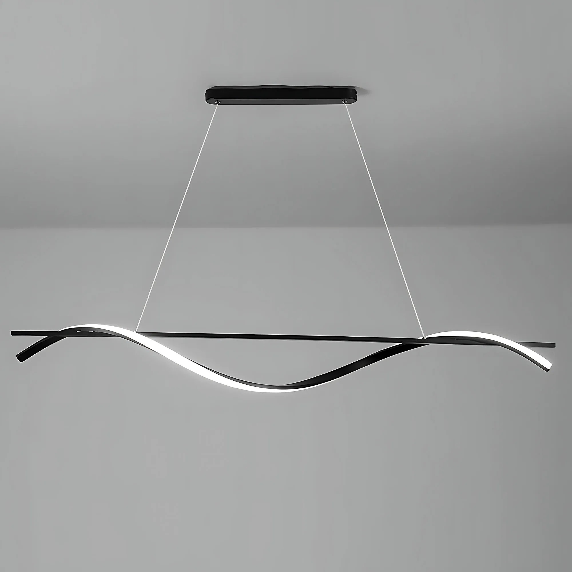 Pakabinamas šviestuvas Toolight Pakabinama lempa LHJ019-CP 120 cm JUODA aprašymas - Prekės nuotrauka
