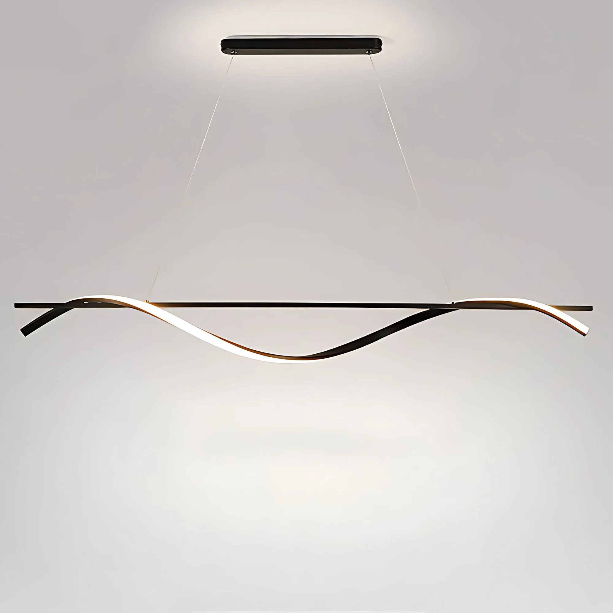 Pakabinamas šviestuvas Toolight Pakabinama lempa LHJ019-CP 120 cm JUODA aprašymas - Prekės nuotrauka