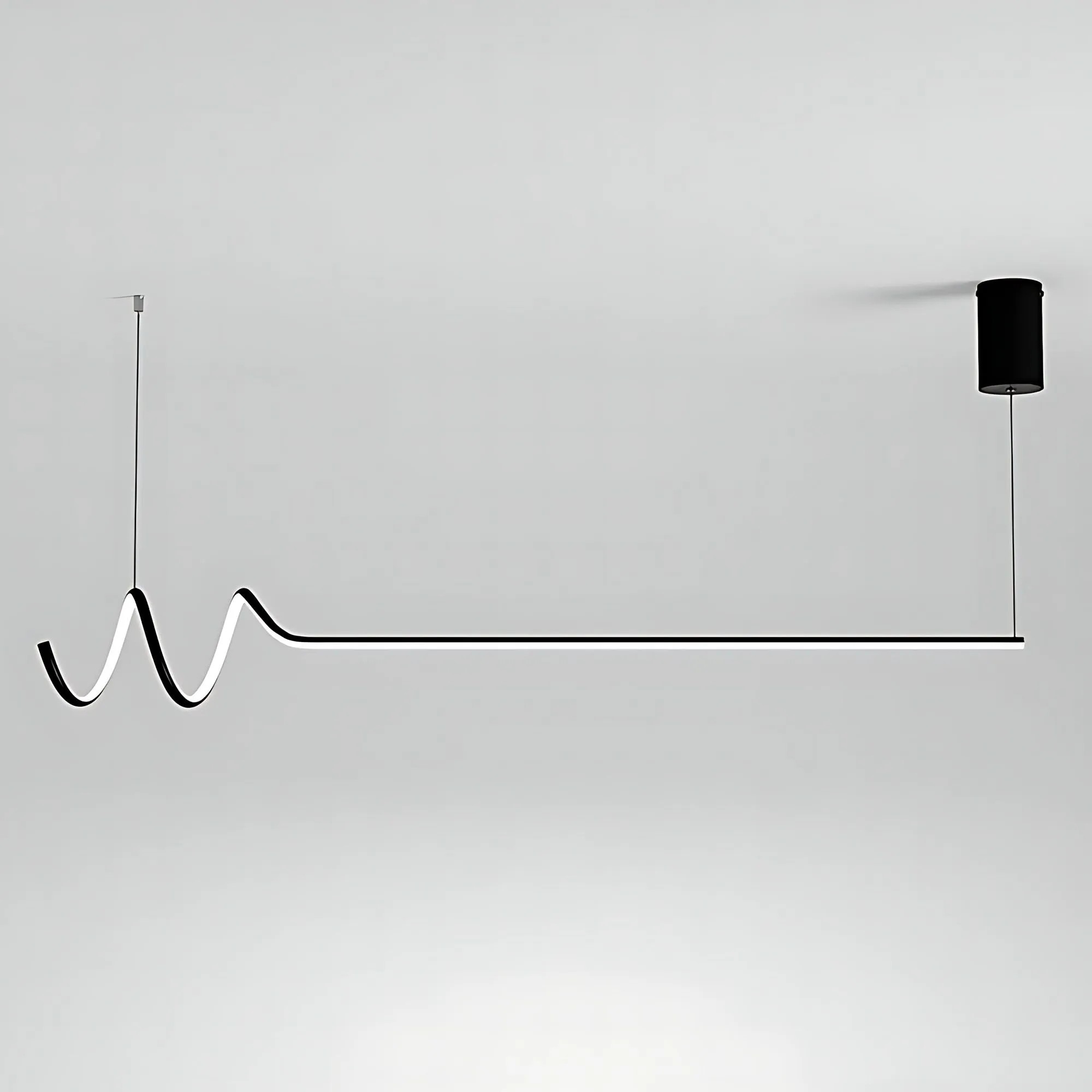 Pakabinamas šviestuvas Toolight Pakabinama lempa LHJ030-CP 120cm JUODA aprašymas - Prekės nuotrauka