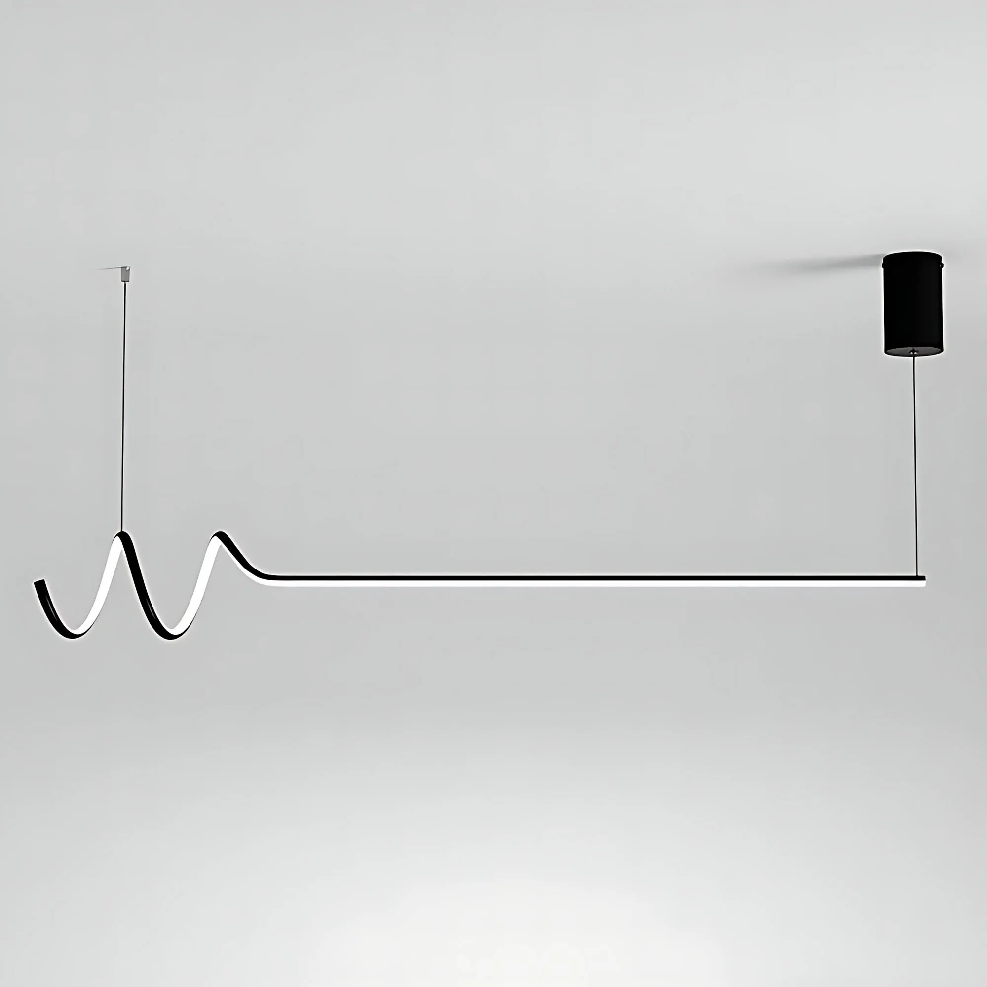 Pakabinamas šviestuvas Toolight Pakabinama lempa LHJ030-CP 120cm JUODA aprašymas - Prekės nuotrauka