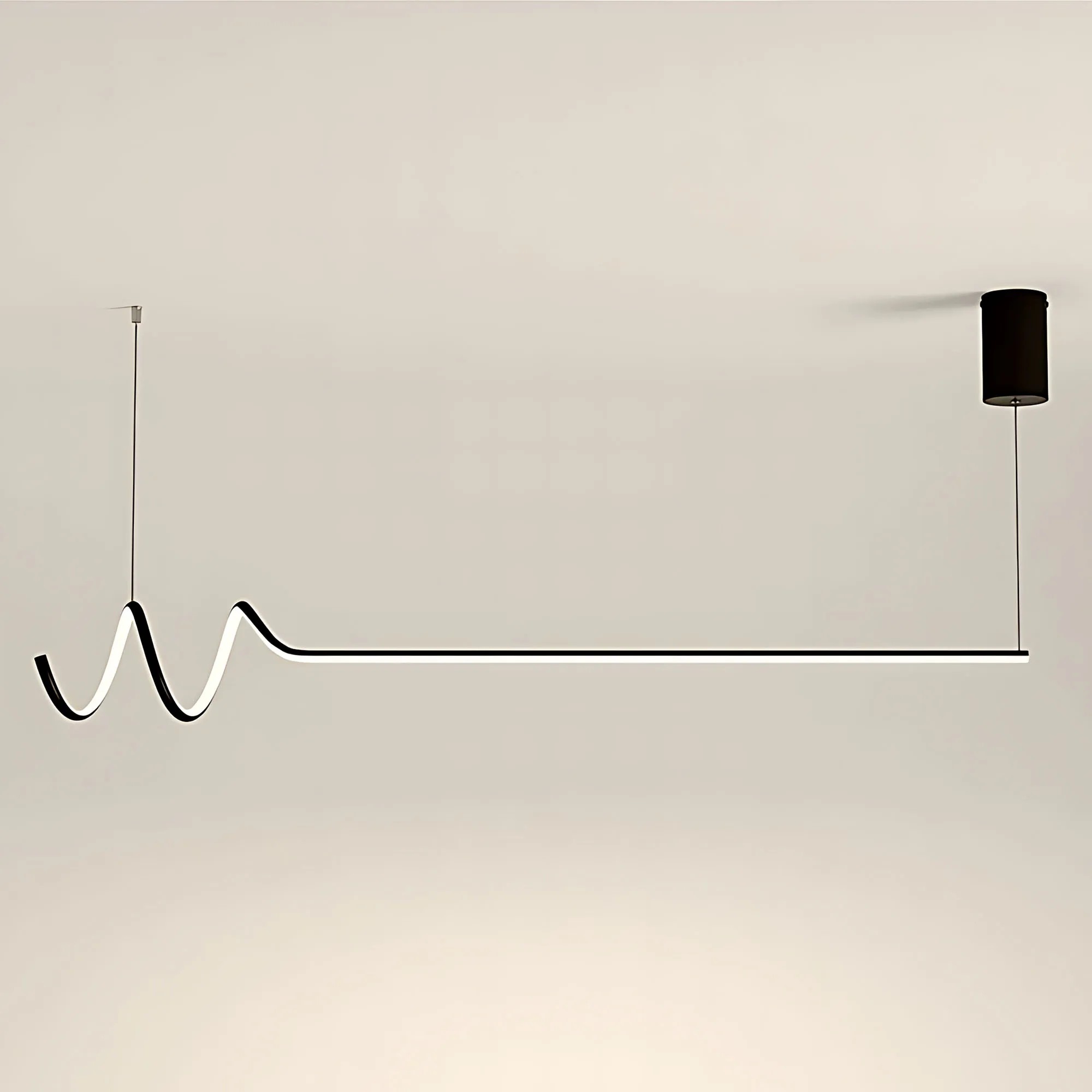 Pakabinamas šviestuvas Toolight Pakabinama lempa LHJ030-CP 120cm JUODA aprašymas - Prekės nuotrauka
