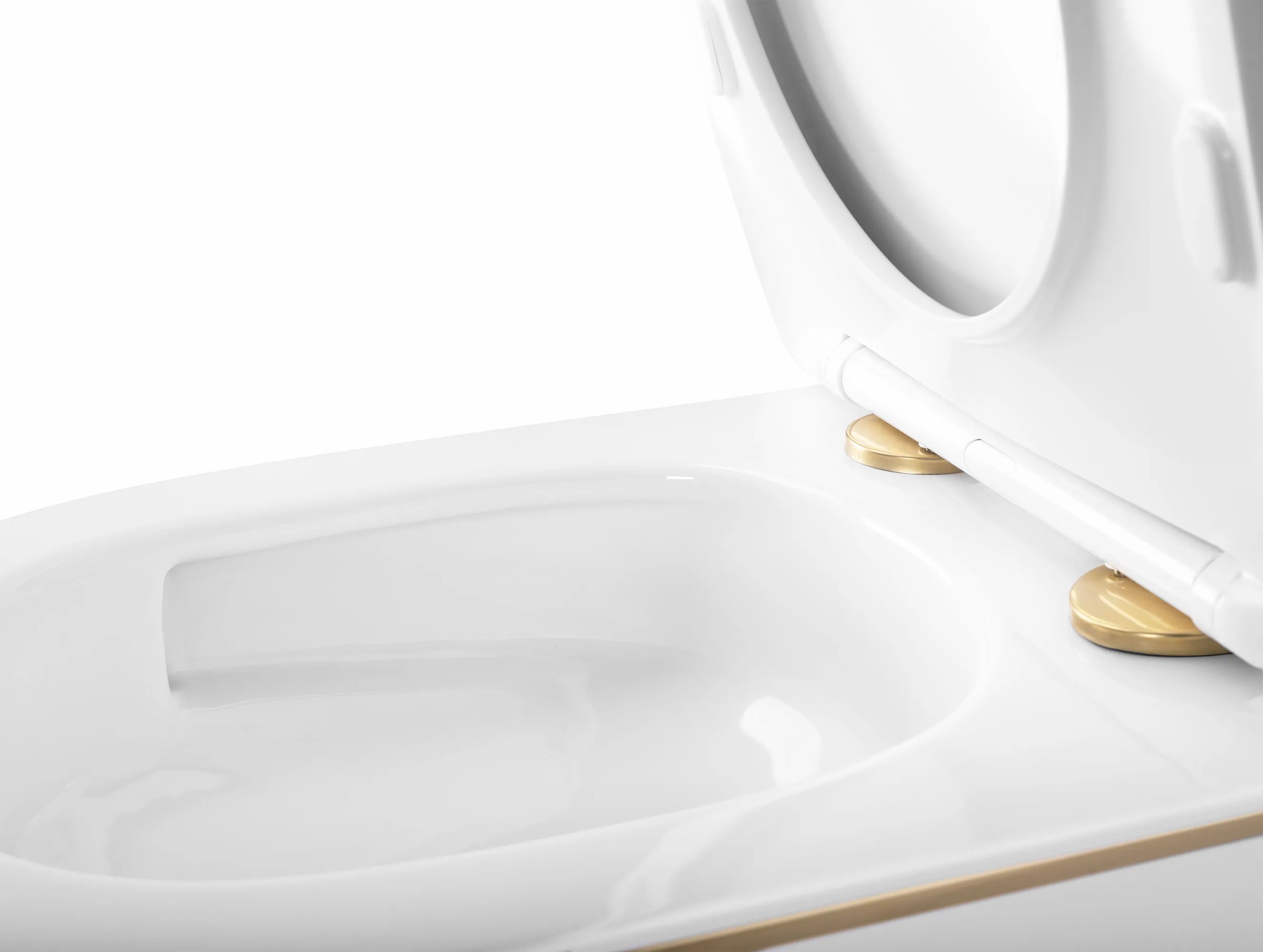 PAKABINAMAS KLOZETAS Rea Carlo Mini Tornado NFQ GOLD EDGE aprašymas - Prekės nuotrauka