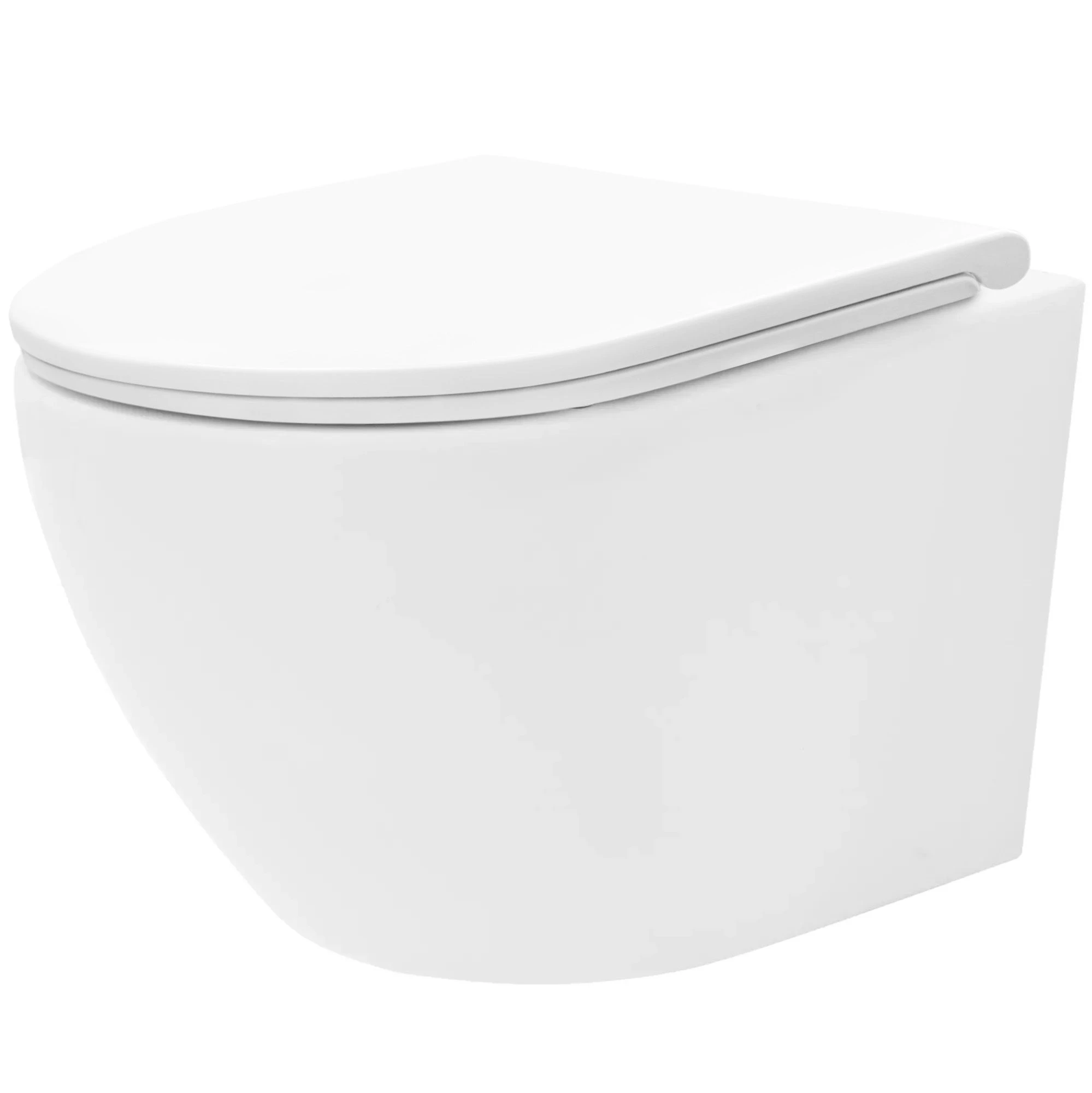PAKABINAMAS KLOZETAS REA Carlo Mini Tornado Rimless Flat Pro aprašymas - Prekės nuotrauka