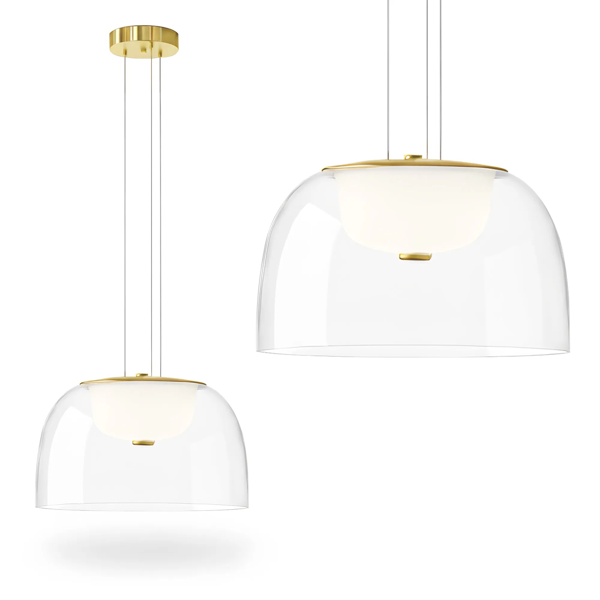 Pakabinamas šviestuvas Toolight Pakabinamas LED šviestuvas APP1690-1PC B Gold aprašymas - Prekės nuotrauka