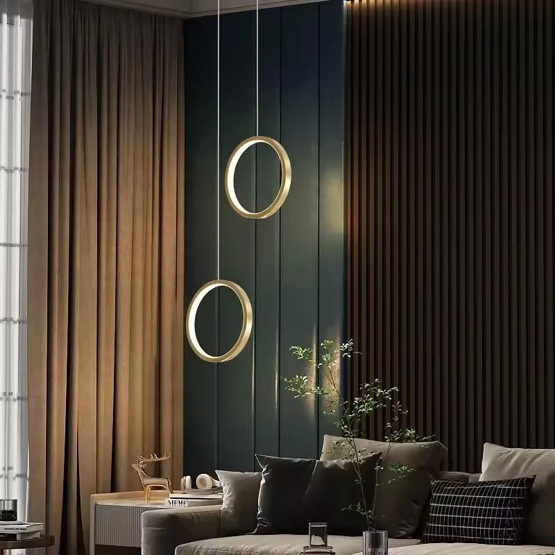 Lubinis šviestuvas Toolight Pakabinamas LED šviestuvas G112-CP Gold aprašymas - Prekės nuotrauka