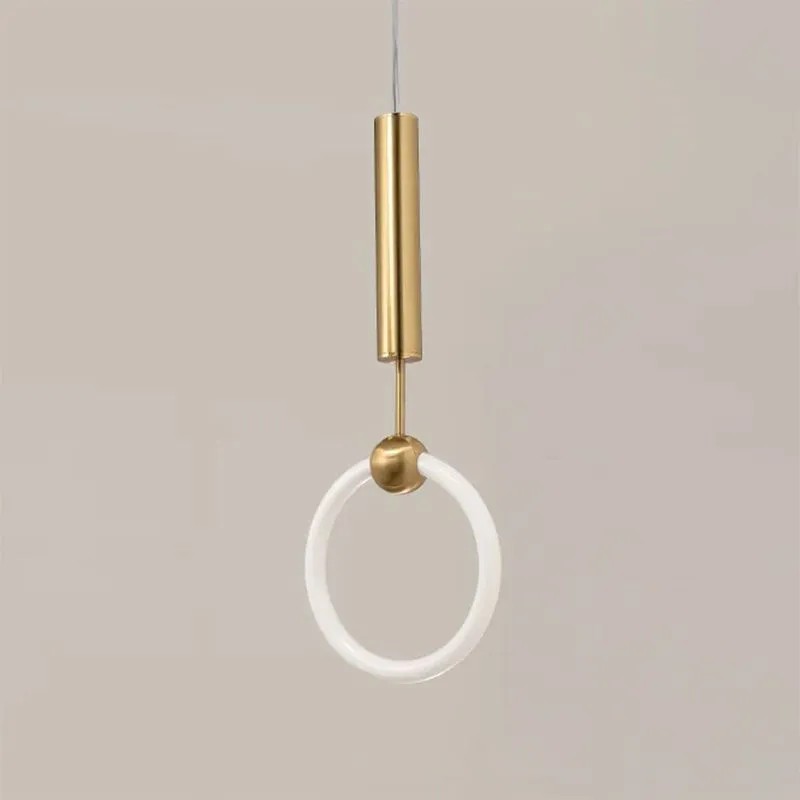 Pakabinamas šviestuvas Toolight Pakabinamas LED šviestuvas LHJ059-1CP Gold aprašymas - Prekės nuotrauka
