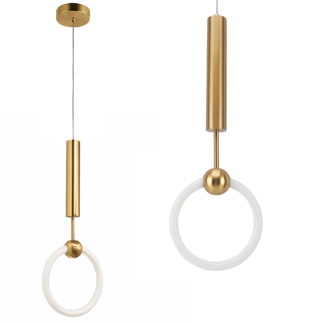 Pakabinamas šviestuvas Toolight Pakabinamas LED šviestuvas LHJ059-1CP Gold aprašymas - Prekės nuotrauka