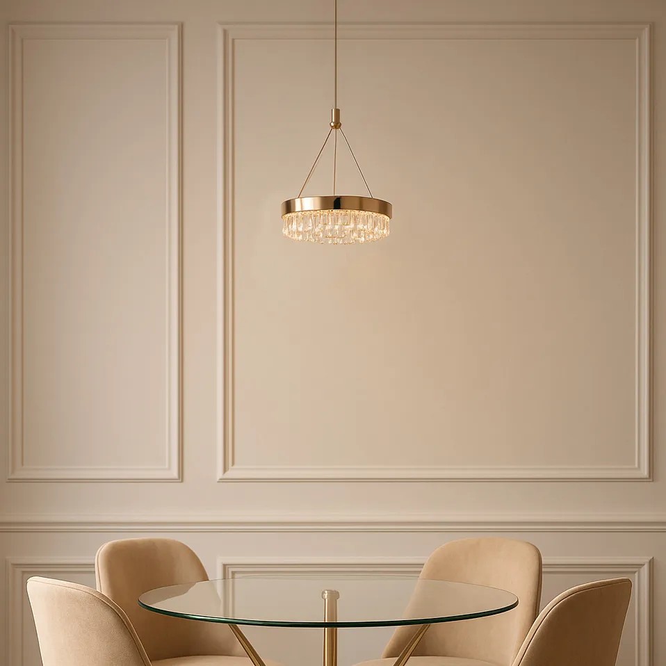 Pakabinamas šviestuvas Toolight Pakabinamas LED šviestuvas LHJ097-CP GOLD aprašymas - Prekės nuotrauka