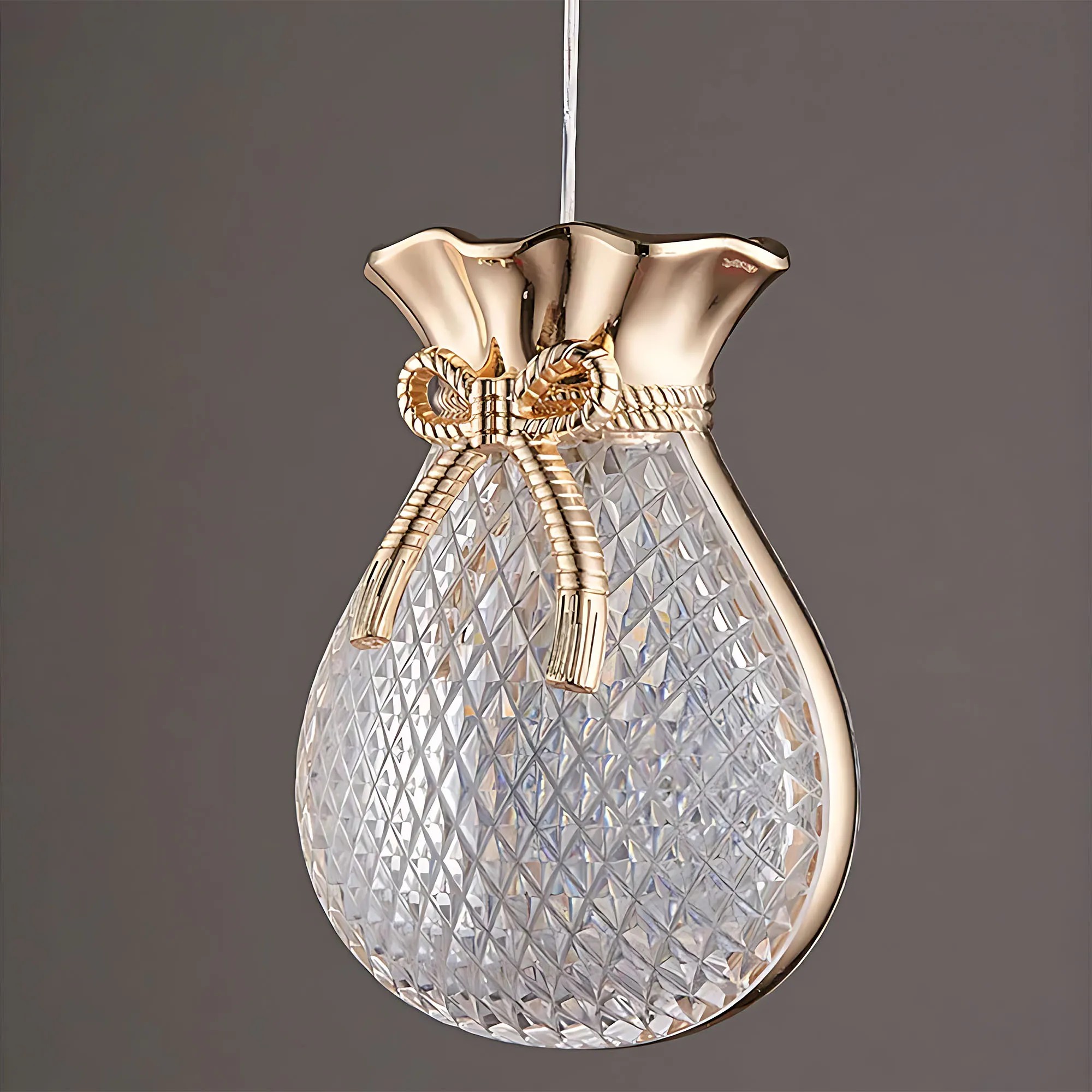 Pakabinamas šviestuvas Toolight Pakabinamas lubų šviestuvas LHJ107-1CP light rose auksinis aprašymas - Prekės nuotrauka