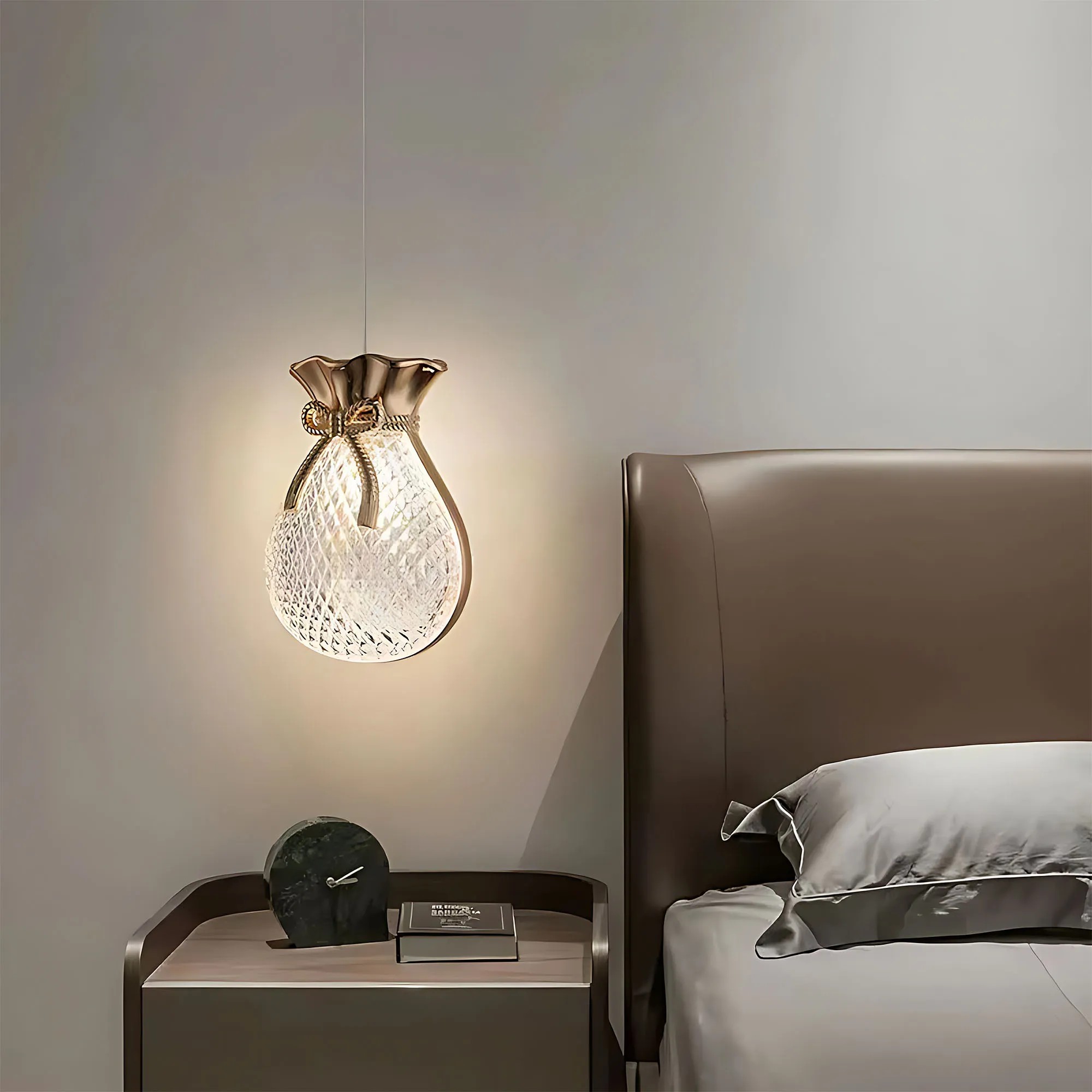 Pakabinamas šviestuvas Toolight Pakabinamas lubų šviestuvas LHJ107-1CP light rose auksinis aprašymas - Prekės nuotrauka