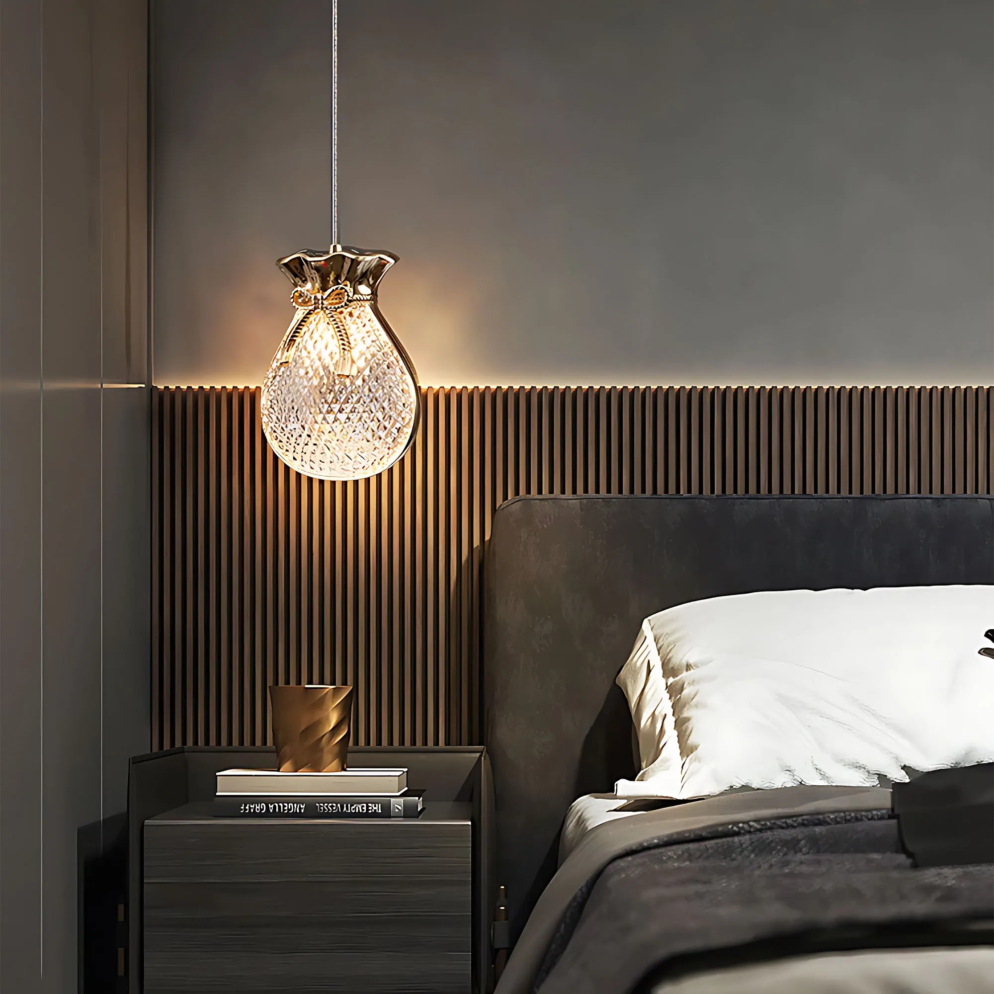 Pakabinamas šviestuvas Toolight Pakabinamas lubų šviestuvas LHJ107-1CP light rose auksinis aprašymas - Prekės nuotrauka