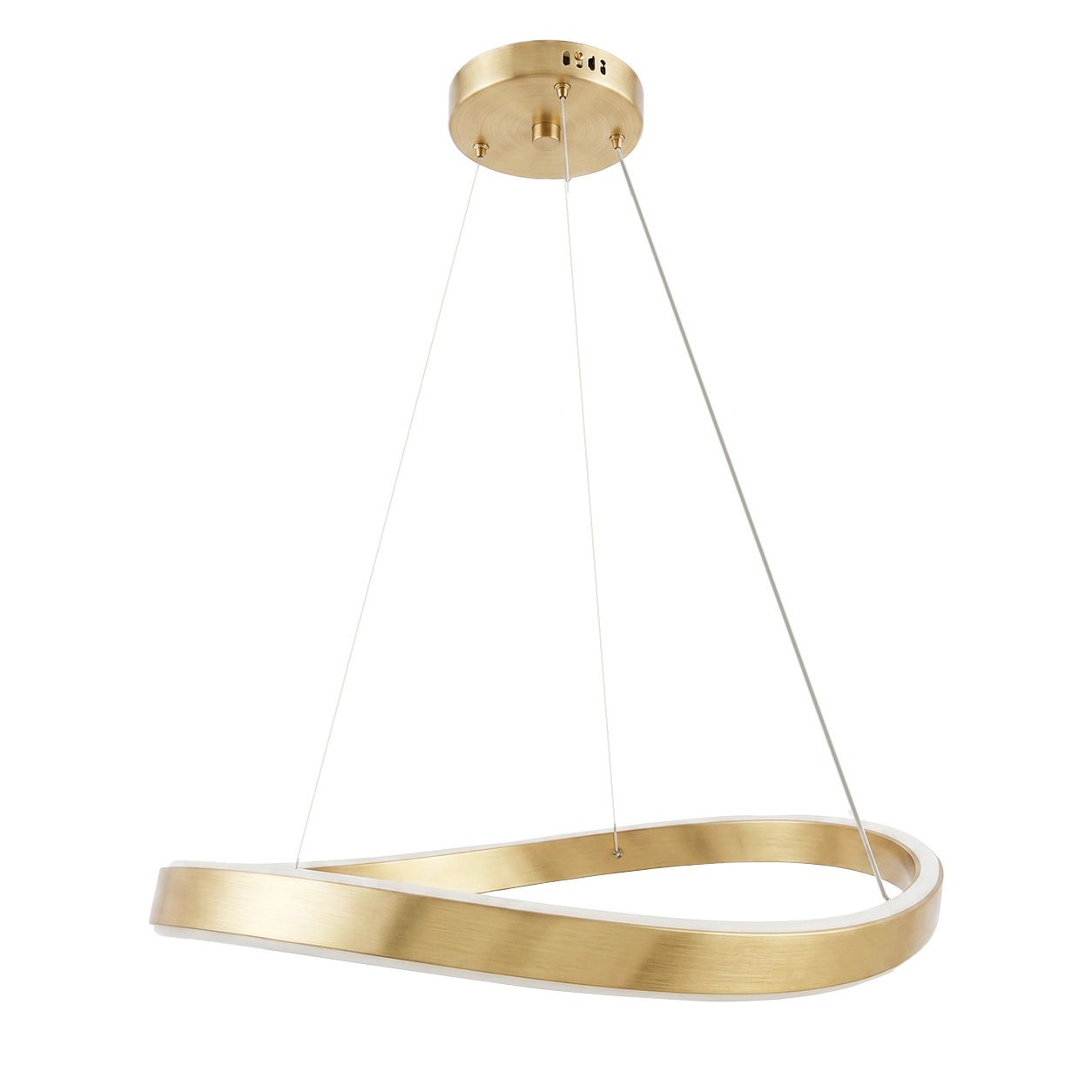 Pakabinamas šviestuvas Toolight PAKABINAMAS LUBŲ ŠVIESTUVAS SWE067-CP 60cm BRUSH GOLD aprašymas - Prekės nuotrauka