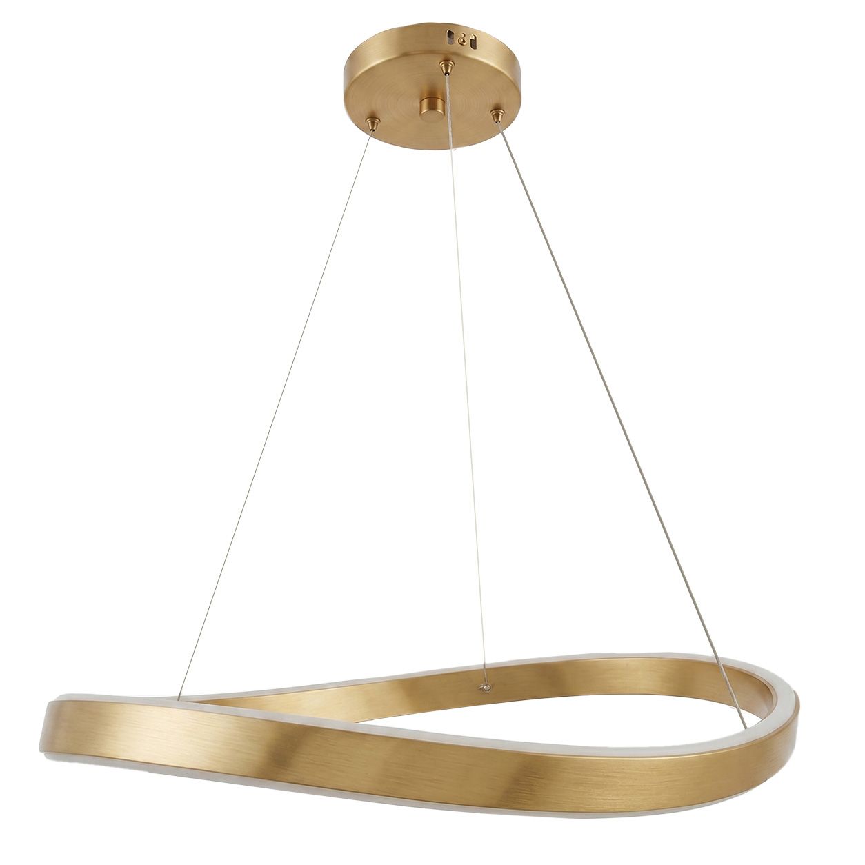 Pakabinamas šviestuvas Toolight PAKABINAMAS LUBŲ ŠVIESTUVAS SWE069-CP 80cm BRUSH GOLD aprašymas - Prekės nuotrauka