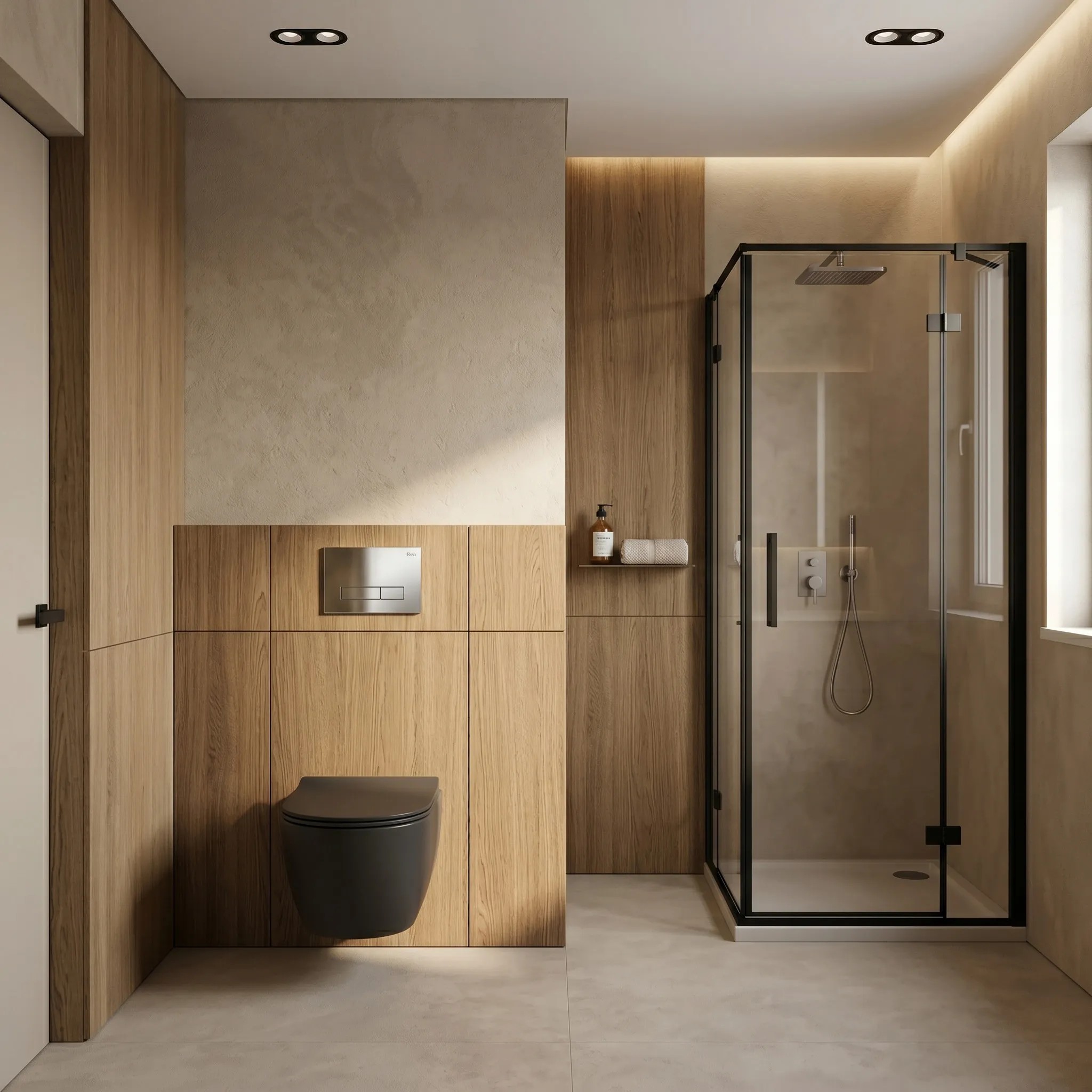 rea Potinkinis WC Rėmo Komplektas Slim 024N su HD Chrome Mygtuku aprašymas - Prekės nuotrauka