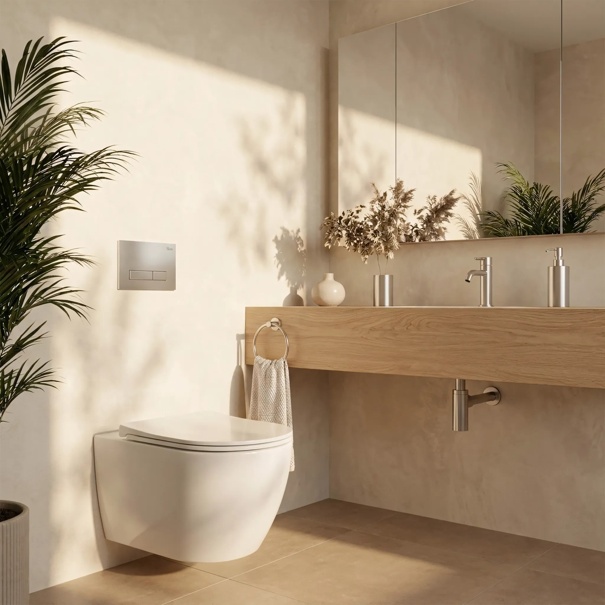rea Potinkinis WC Rėmo Komplektas Slim 024N su HD Satin Mygtuku aprašymas - Prekės nuotrauka