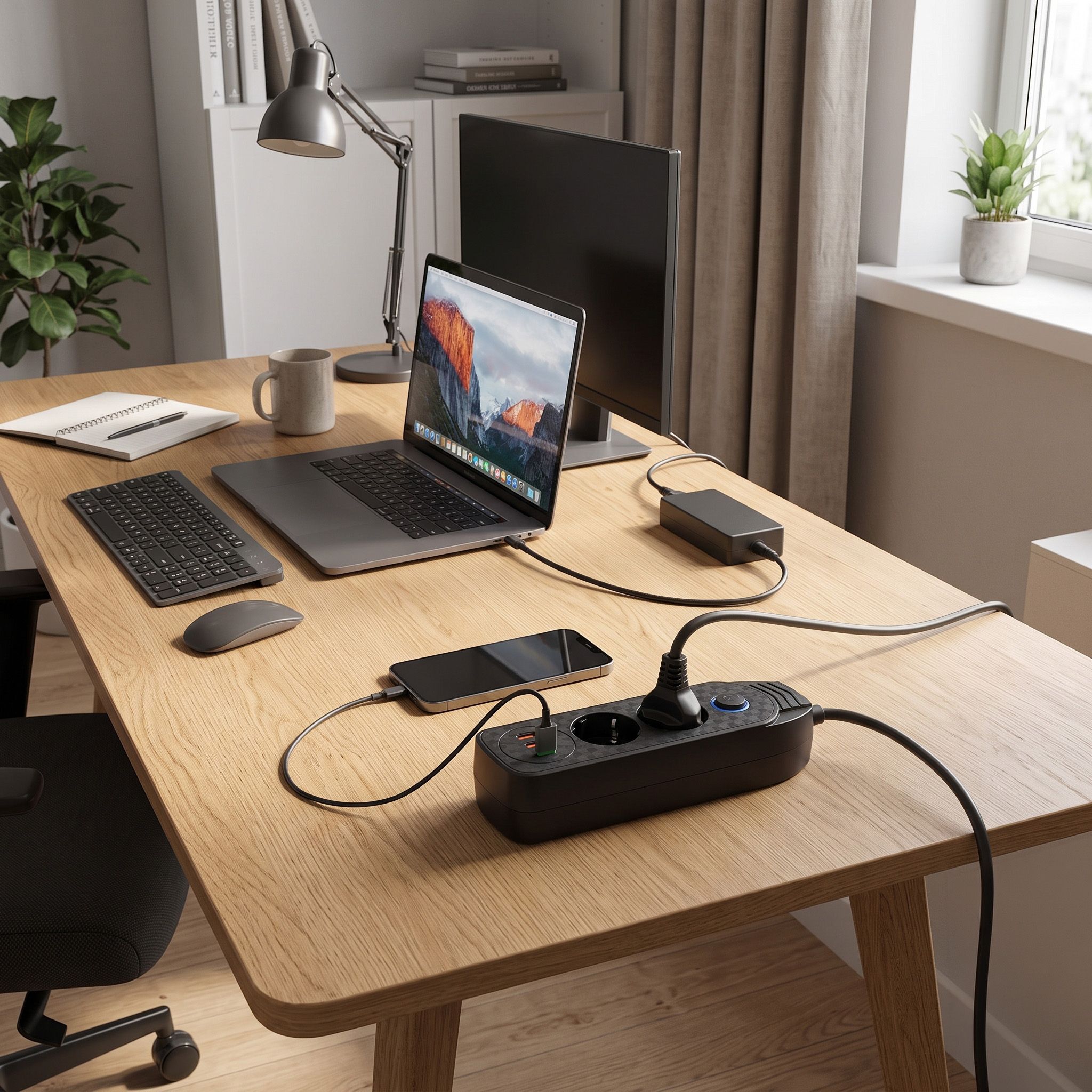 Toolight Prailgintuvas Maitinimo Blokas 2 Lizdai + 2x Usb-a + Usb-c Jnh023-2b Juodas aprašymas - Prekės nuotrauka