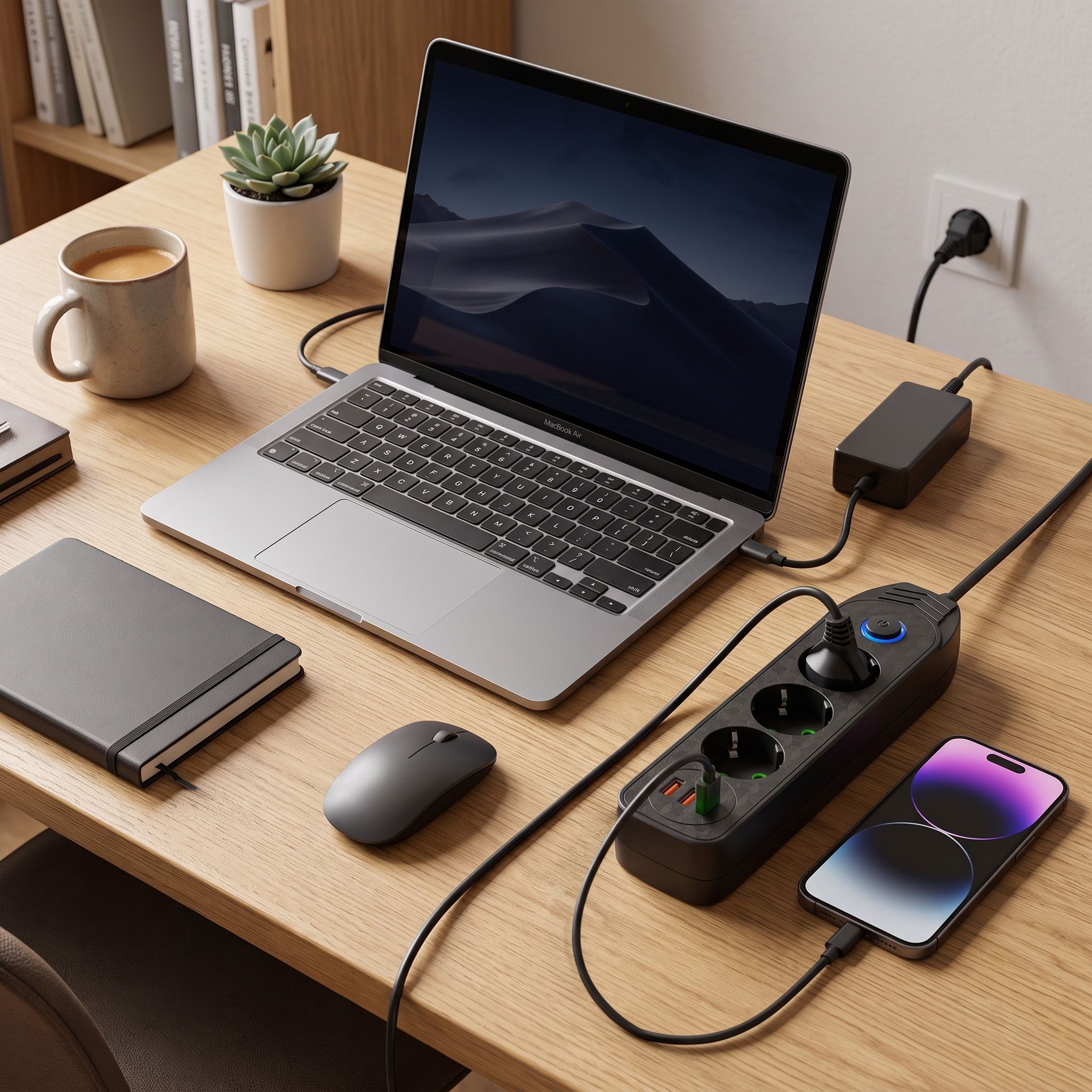Toolight Prailgintuvas Maitinimo Blokas 3 Lizdai + 2x Usb-a + Usb-c Jnh024-3b Juodas aprašymas - Prekės nuotrauka