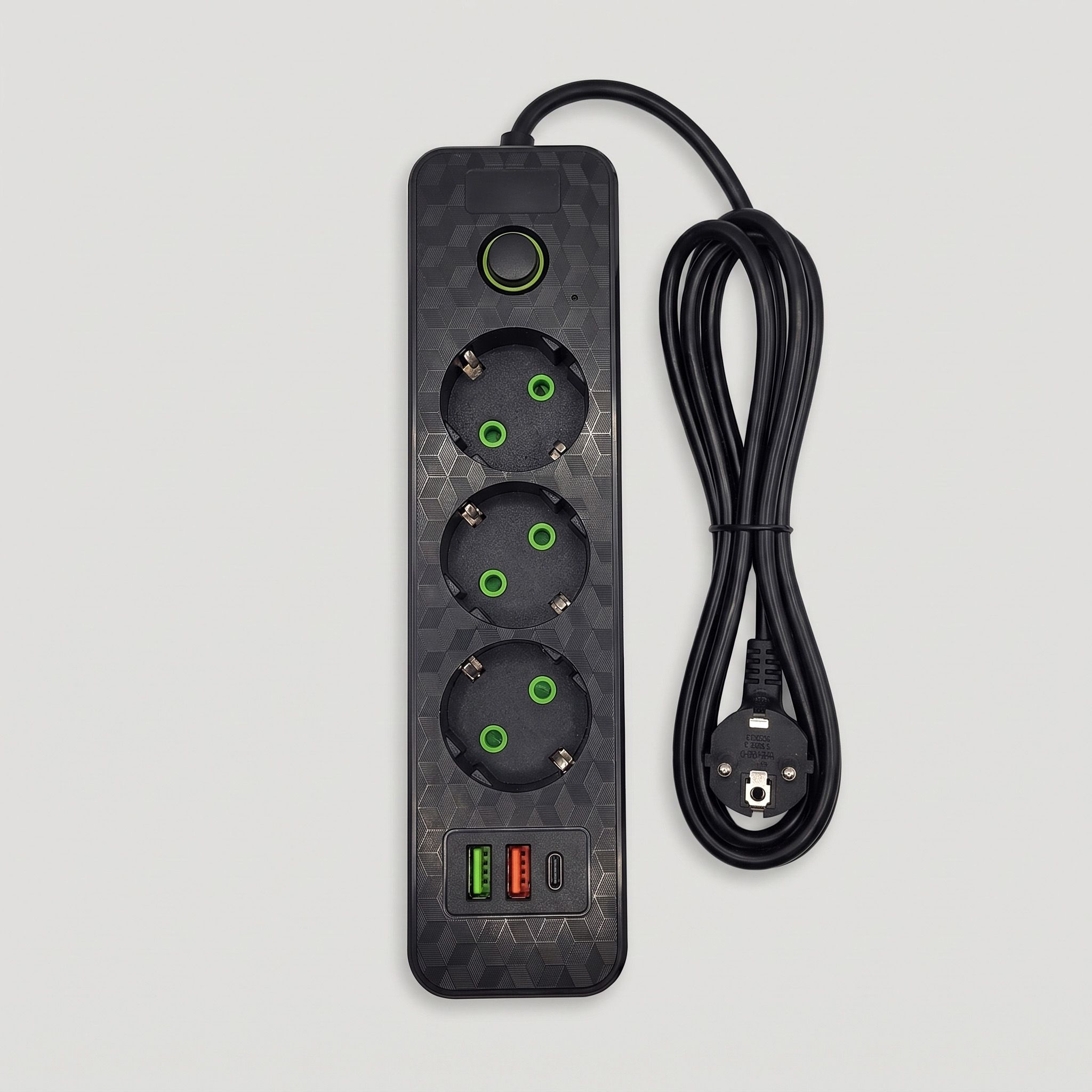 Toolight Prailgintuvas Maitinimo Blokas 3 Lizdai + 2x Usb-a + Usb-c Jnh020-3a Juodas aprašymas - Prekės nuotrauka