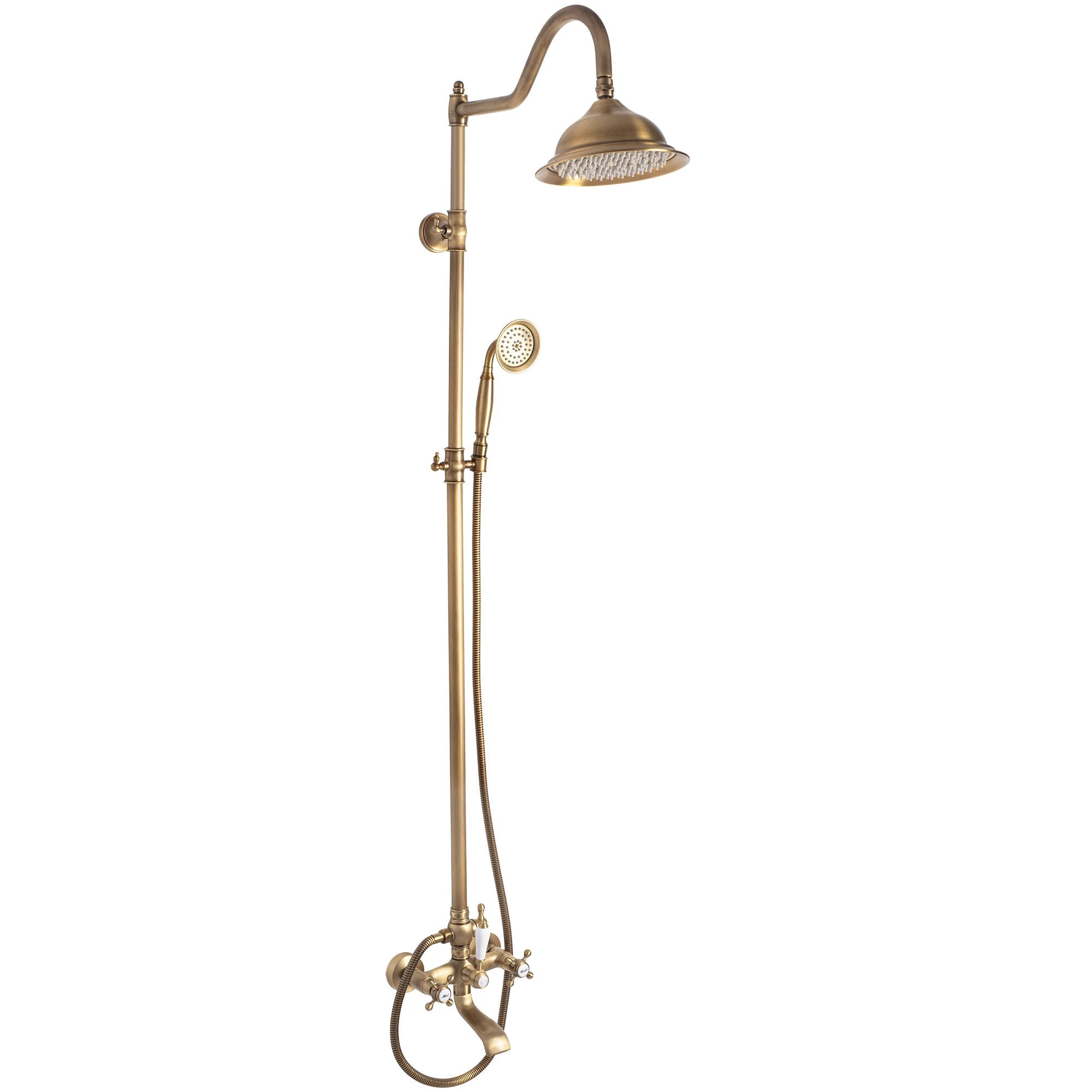 Purškimo rinkinys REA BERGAMO antique bronze aprašymas - Prekės nuotrauka