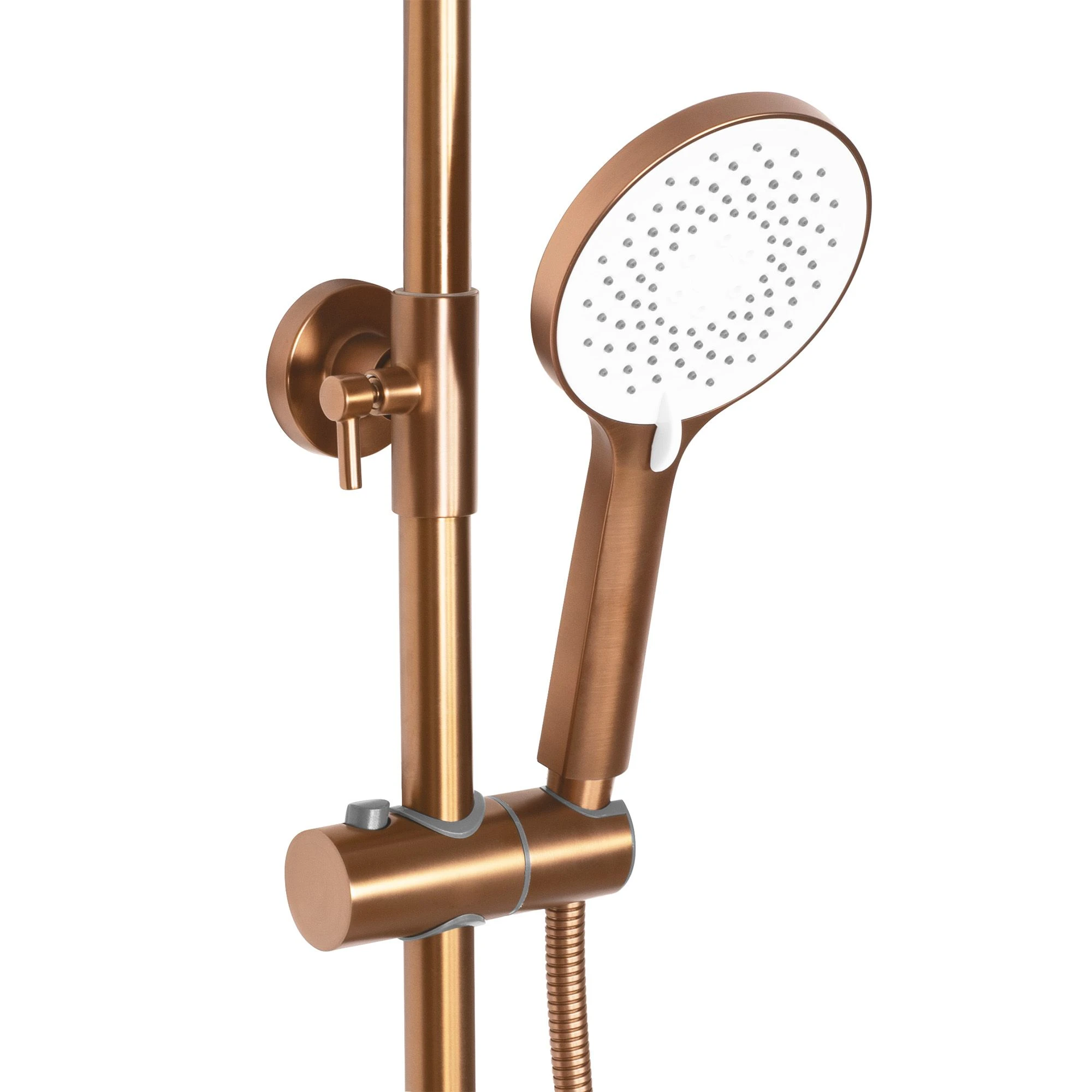 REA AVALON BRUSHED Copper dušo komplektas aprašymas - Prekės nuotrauka