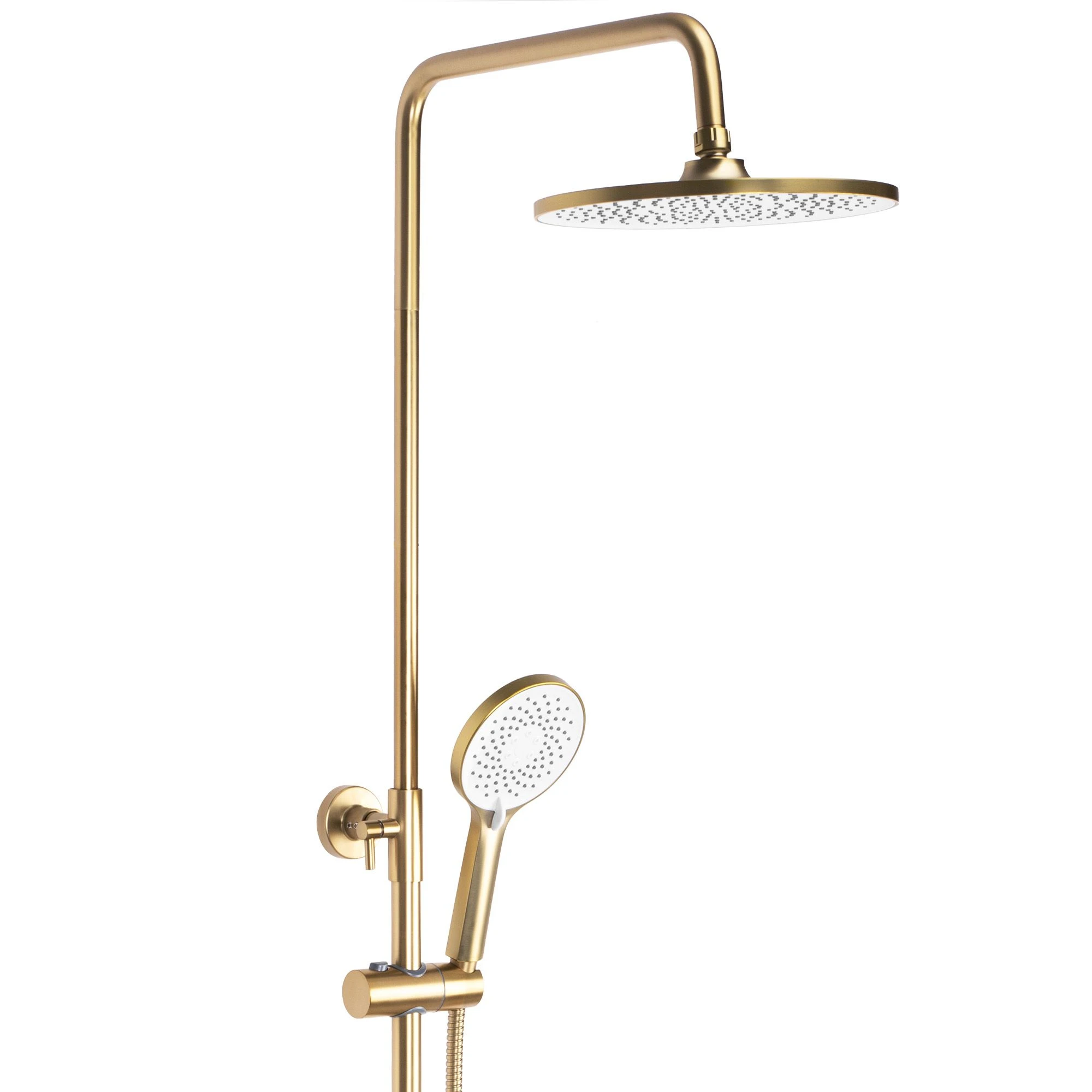 REA AVALON BRUSHED GOLD dušo komplektas aprašymas - Prekės nuotrauka
