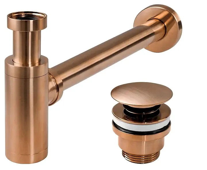 Rea Copper Mat Praustuvo Sifonas Su 