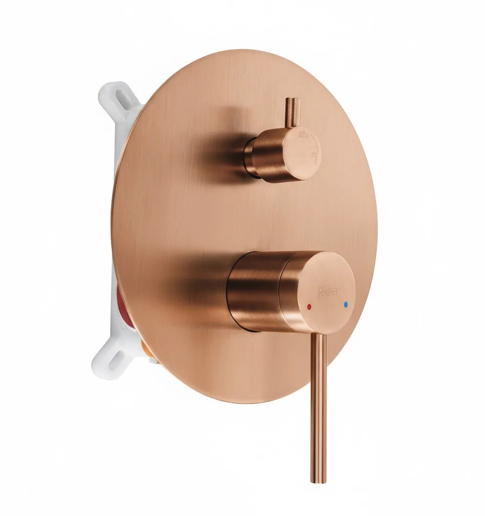 Rea Foss Clif Copper Paslėptas Dušo Rinkinys + Dėžutė aprašymas - Prekės nuotrauka