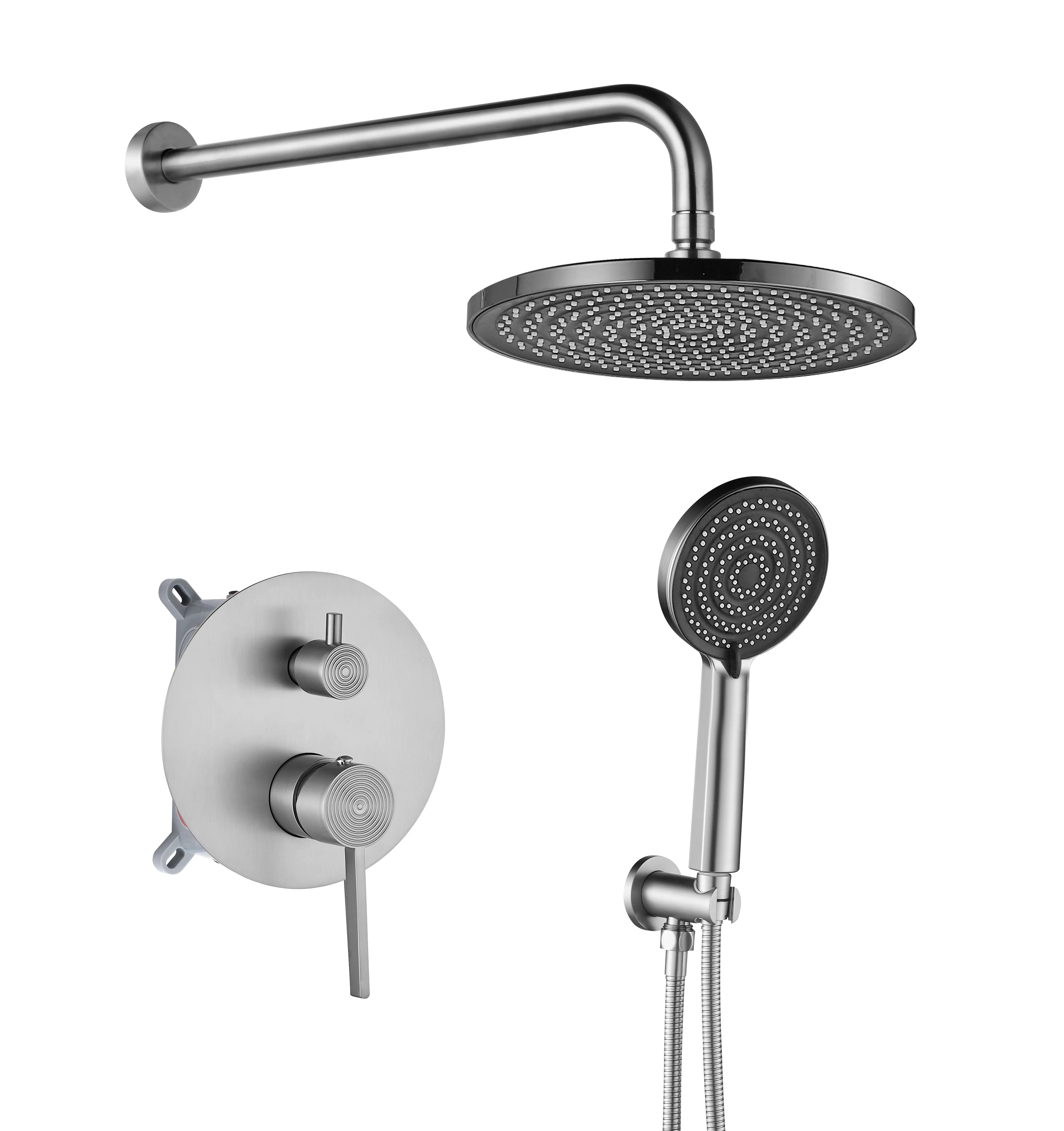 Rea Foster Nickel juodas paslėptas dušo rinkinys + DĖŽUTĖ aprašymas - Prekės nuotrauka