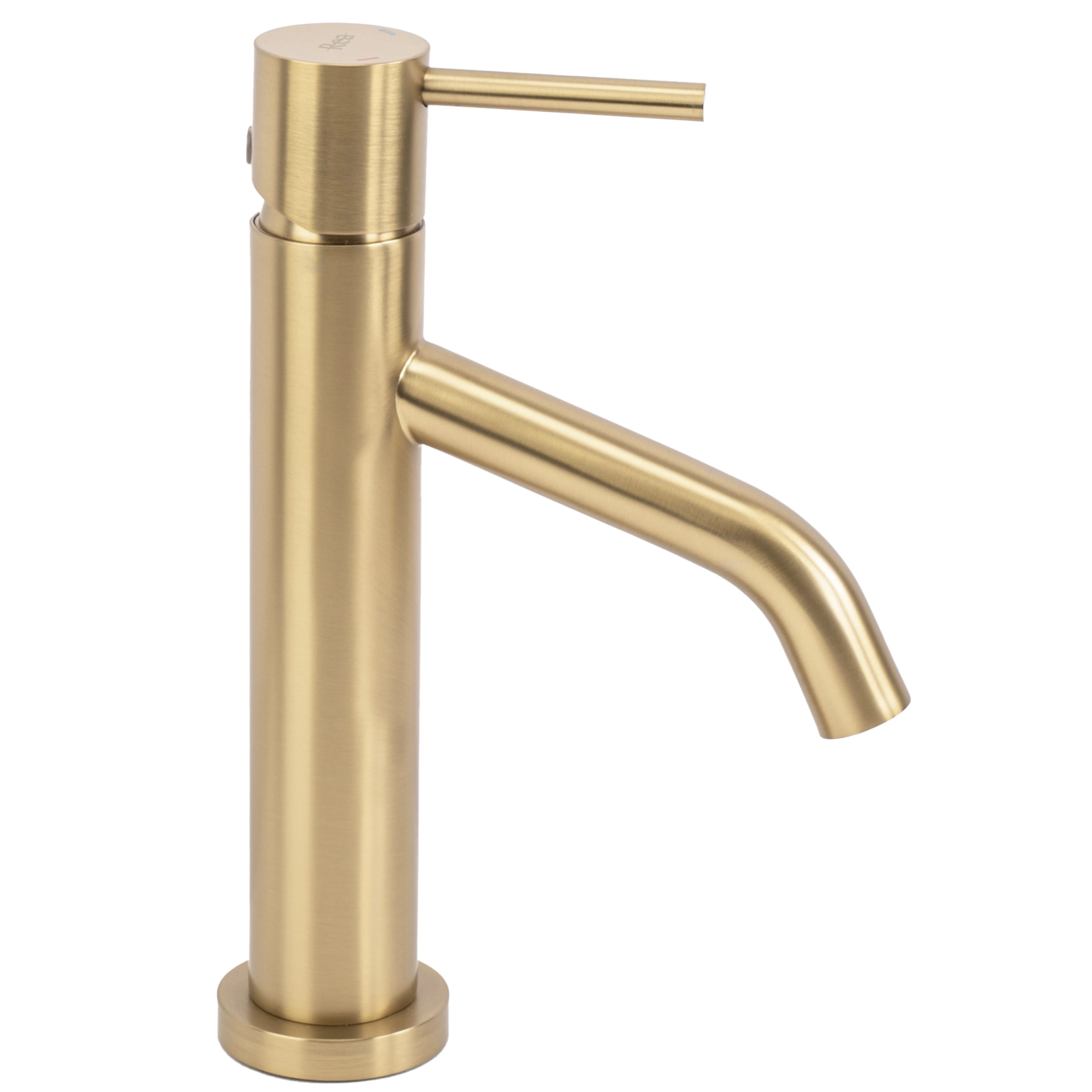 REA LEVEL praustuvo maišytuvas Brushed Low Gold aprašymas - Prekės nuotrauka