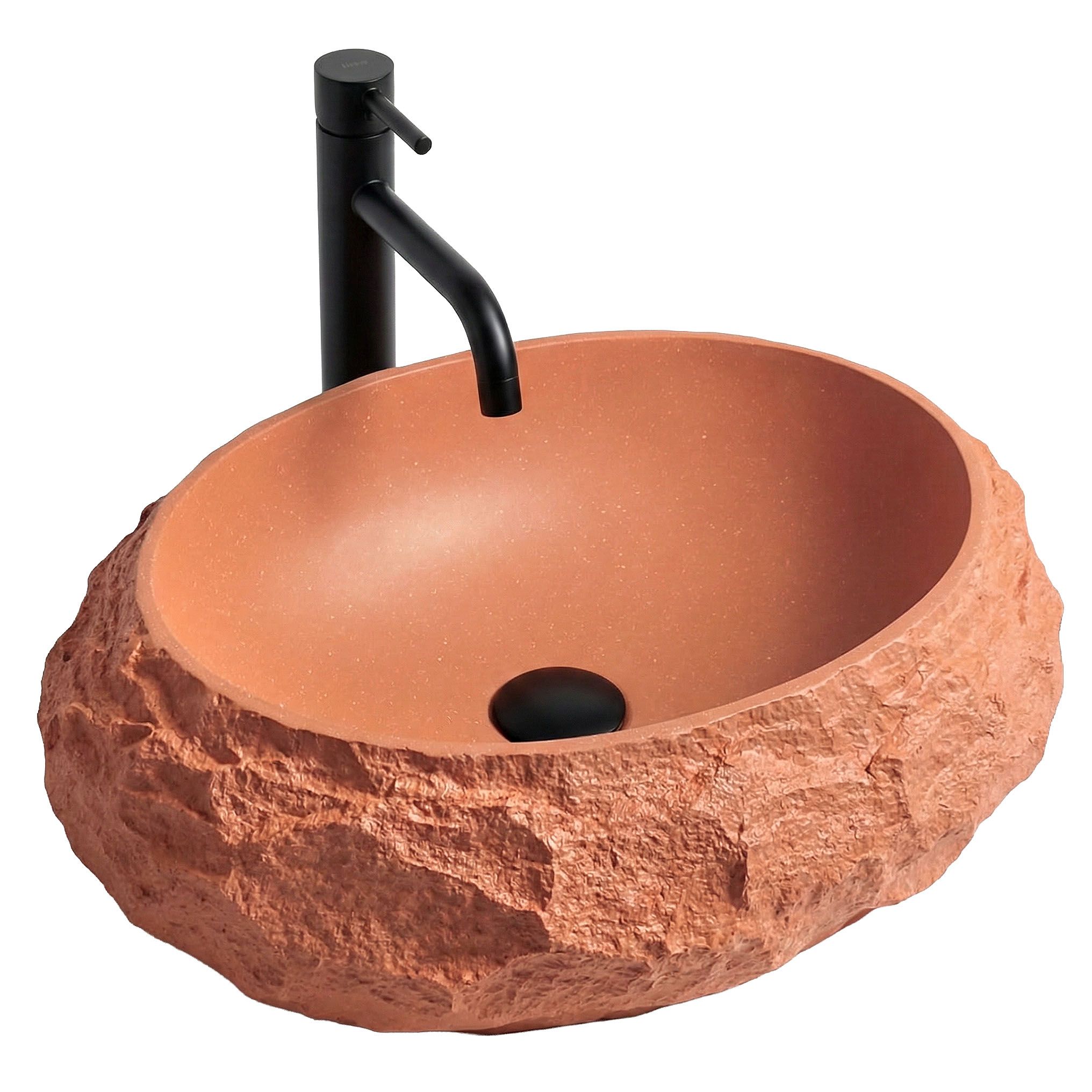 Rea Mika Terracotta stalviršio praustuvas aprašymas - Prekės nuotrauka