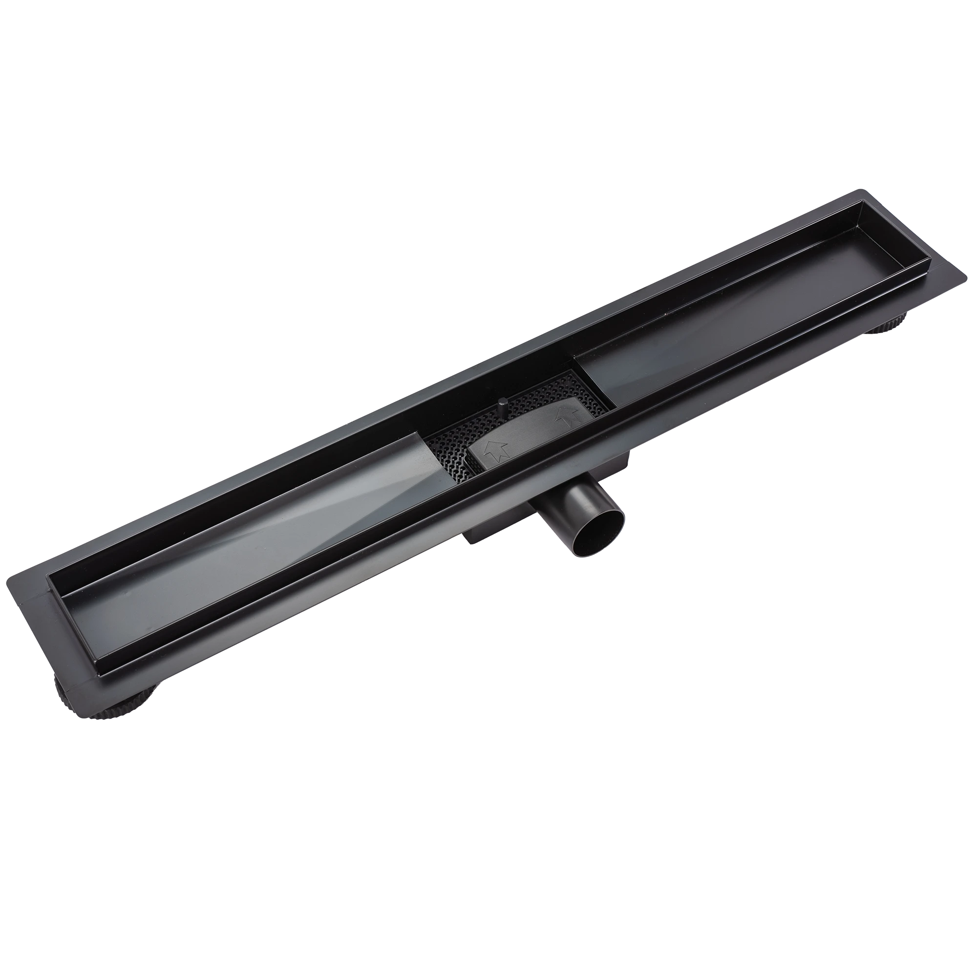 REA Neox Juodas 100 Linear Drain aprašymas - Prekės nuotrauka