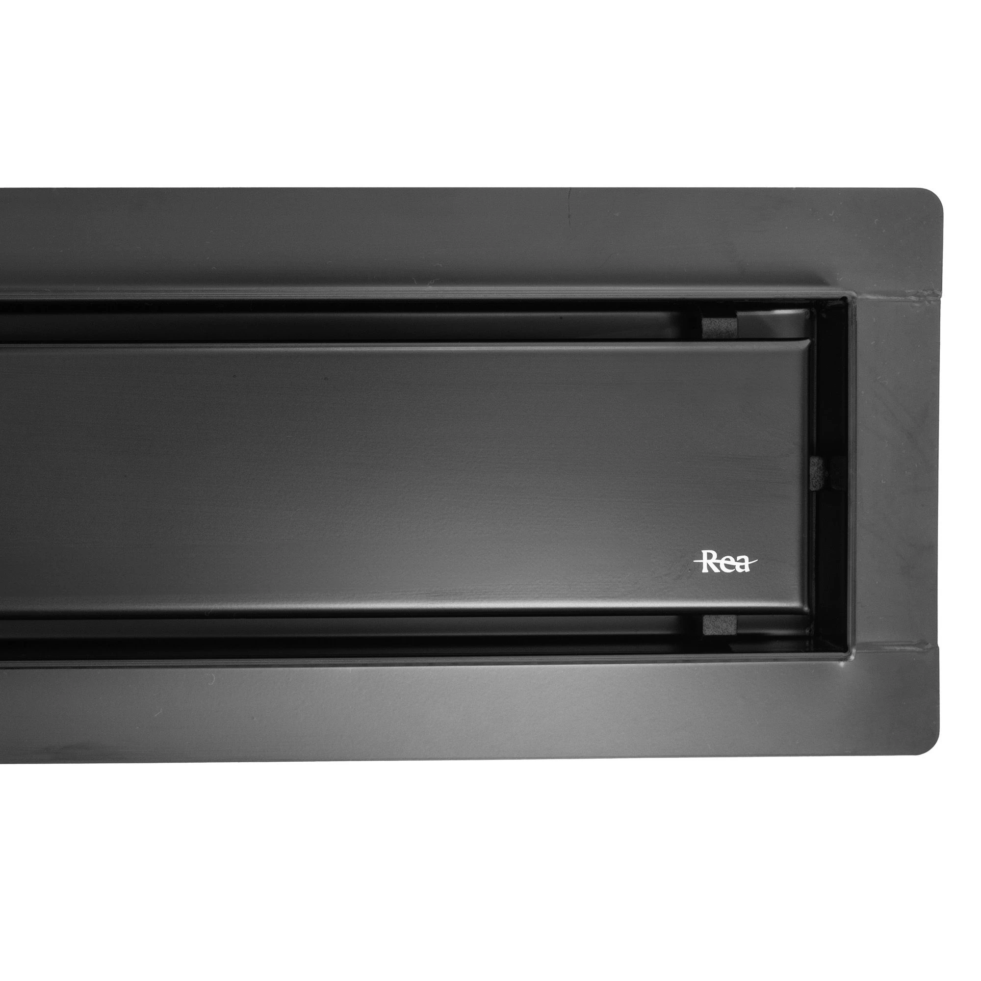 REA Neox Juodas 100 Linear Drain aprašymas - Prekės nuotrauka