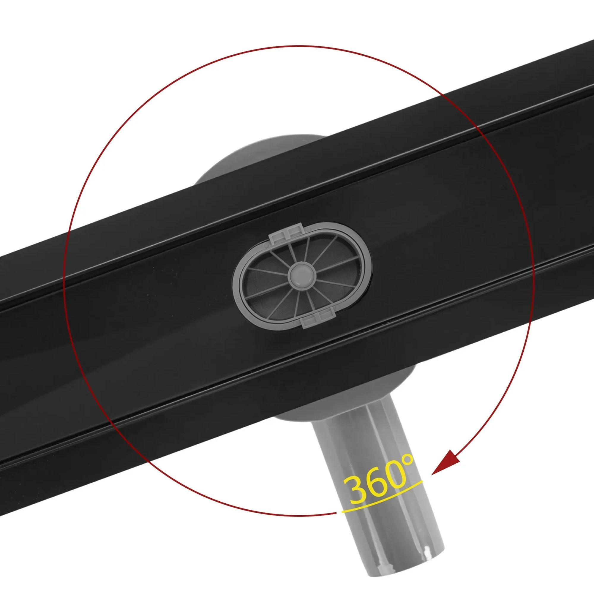 REA Neox pro Linear Drain Juodas 60 aprašymas - Prekės nuotrauka