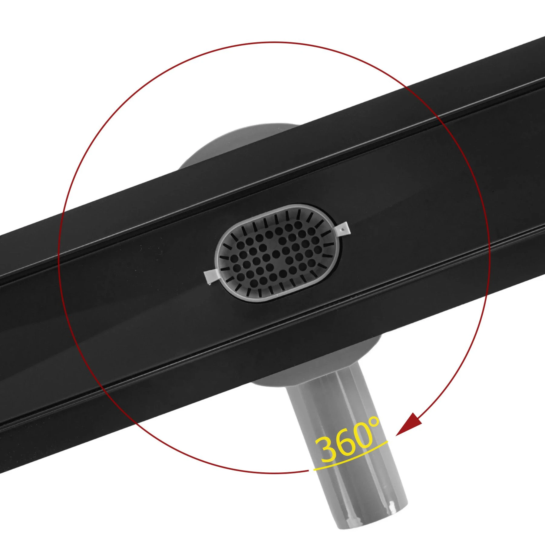 REA Neox pro Linear Drain Juodas 70 aprašymas - Prekės nuotrauka