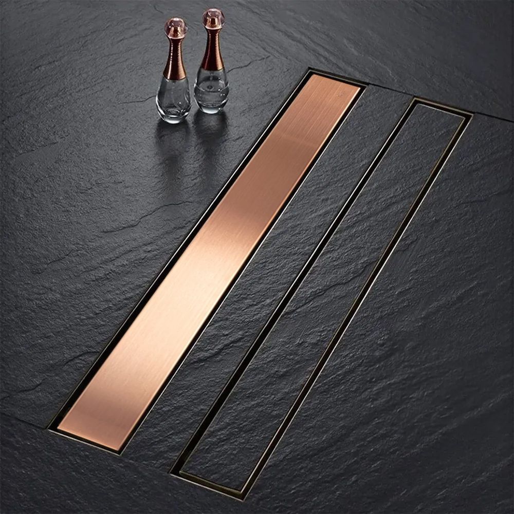 REA Neox pro Linear Drain Brushed Copper 80 aprašymas - Prekės nuotrauka
