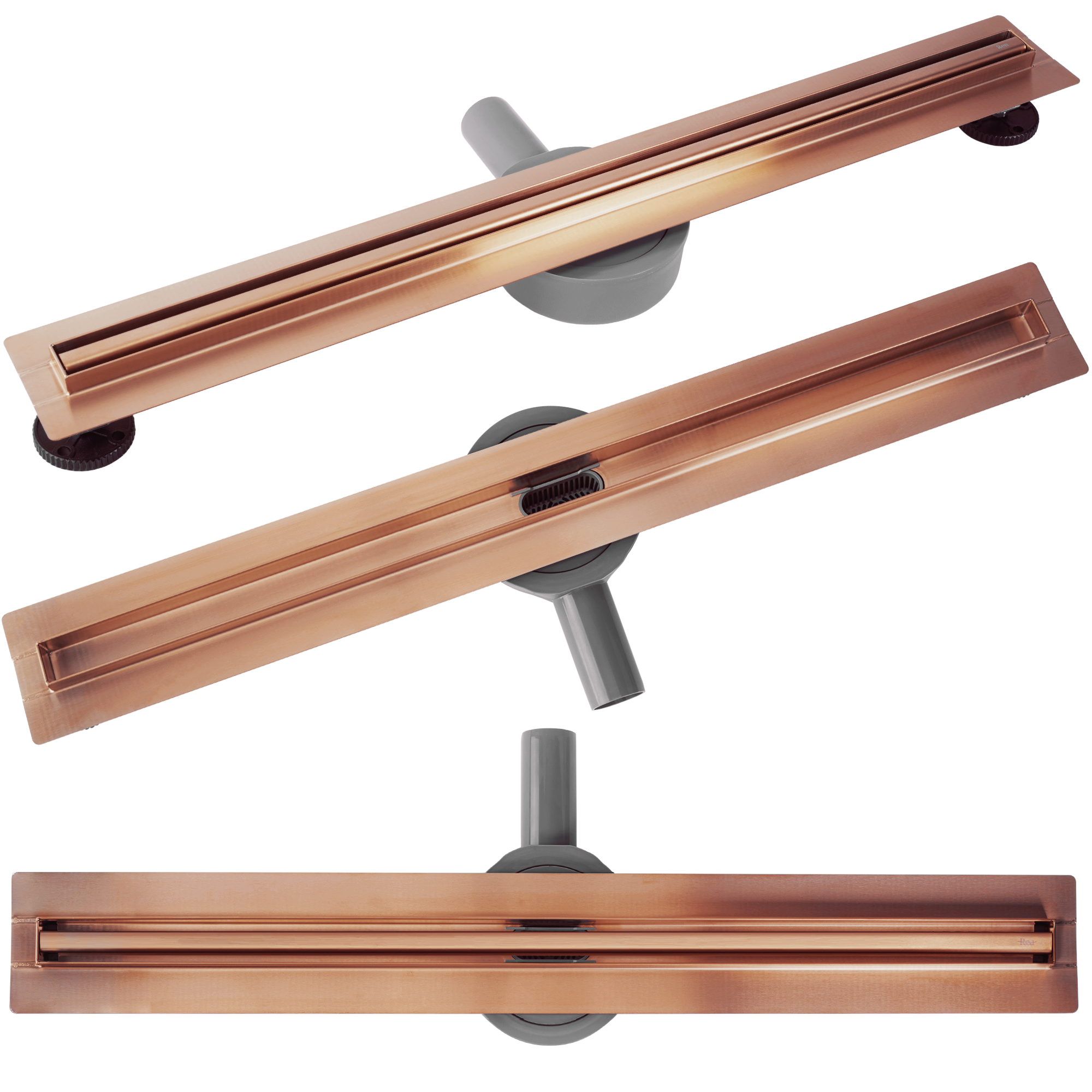 REA NEOX SLIM PRO linijinis nutekėjimas Brushed Copper 100 aprašymas - Prekės nuotrauka