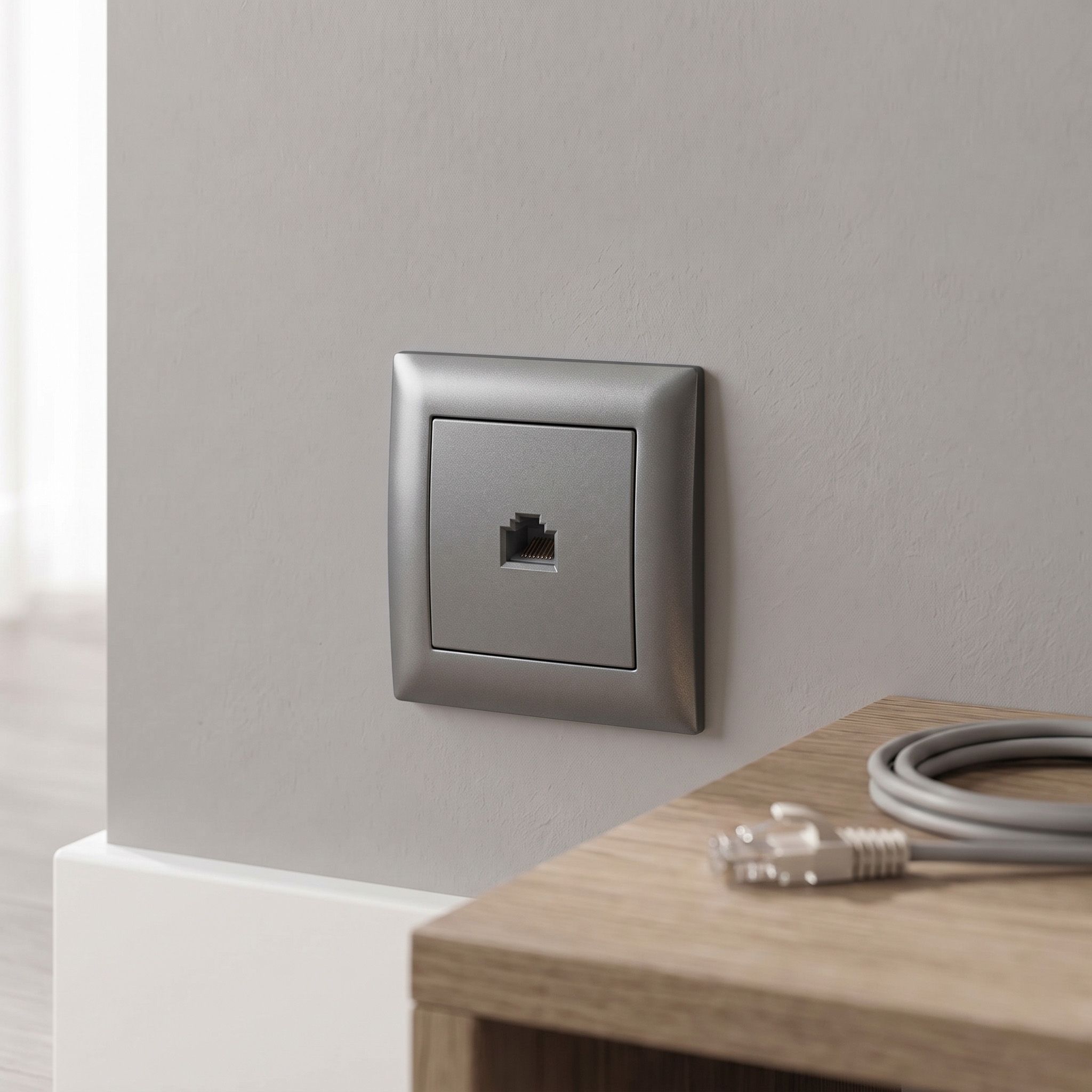 Toolight Rj45 Lizdas Oste Jnh010-s Pilkas aprašymas - Prekės nuotrauka