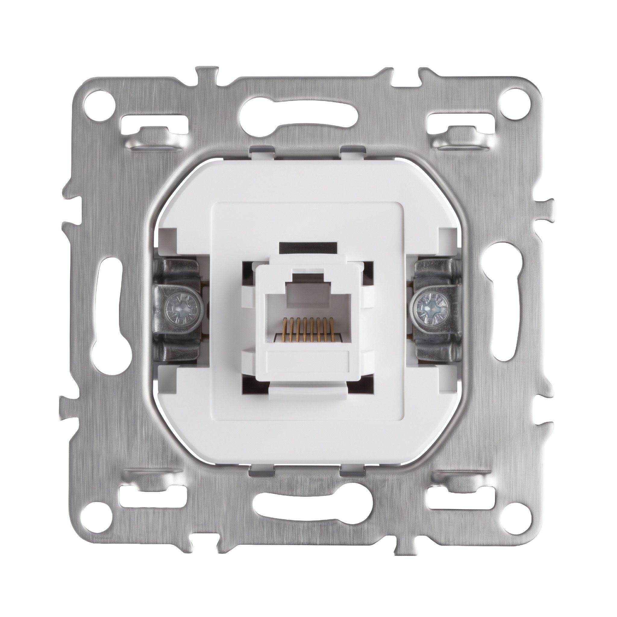 Toolight Rj45 Lizdas Su Rėmeliu Oste Jnh010-s Pilkas aprašymas - Prekės nuotrauka