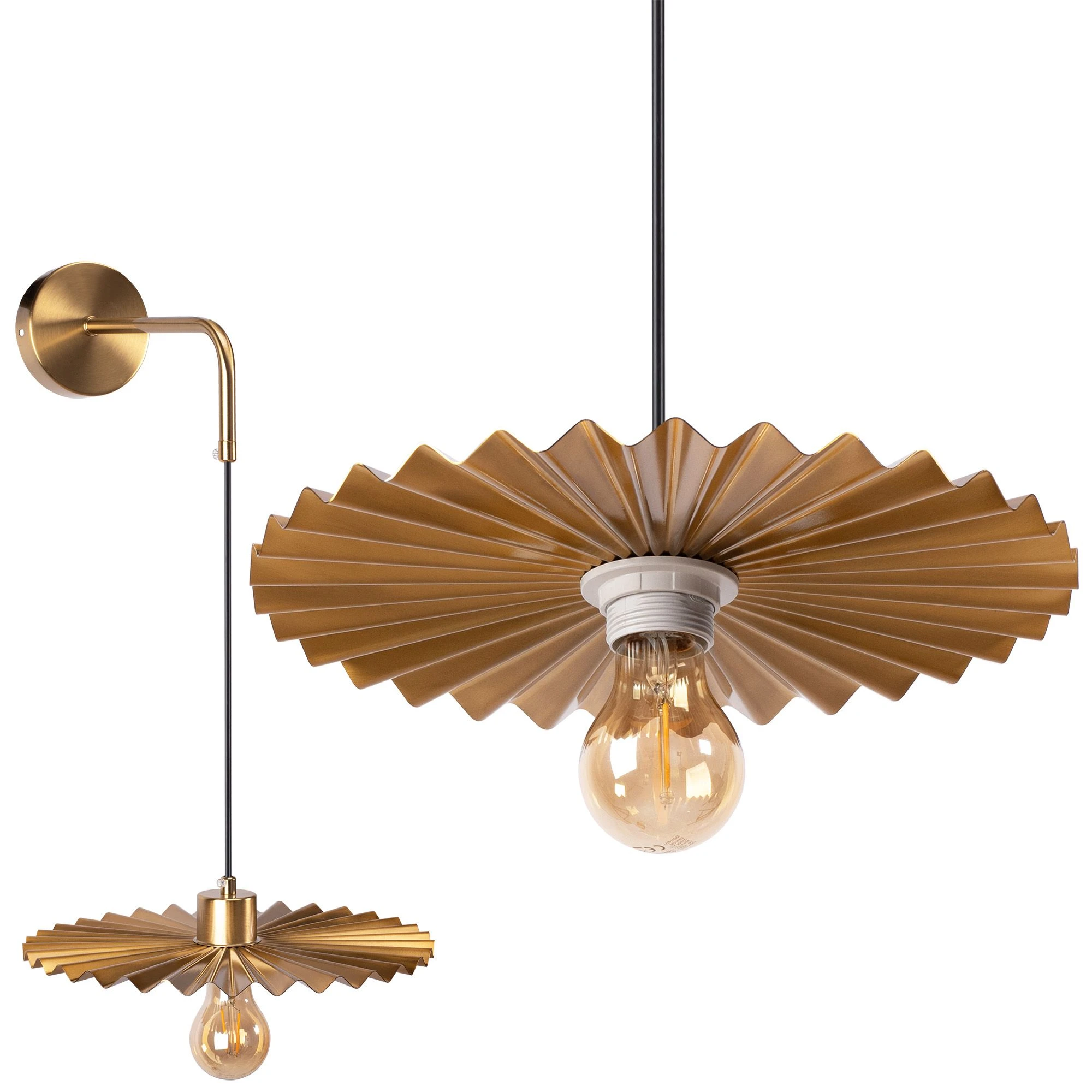 Sieninis šviestuvas Toolight Sieninė lempa APP1356-1W OLD GOLD 30 cm aprašymas - Prekės nuotrauka