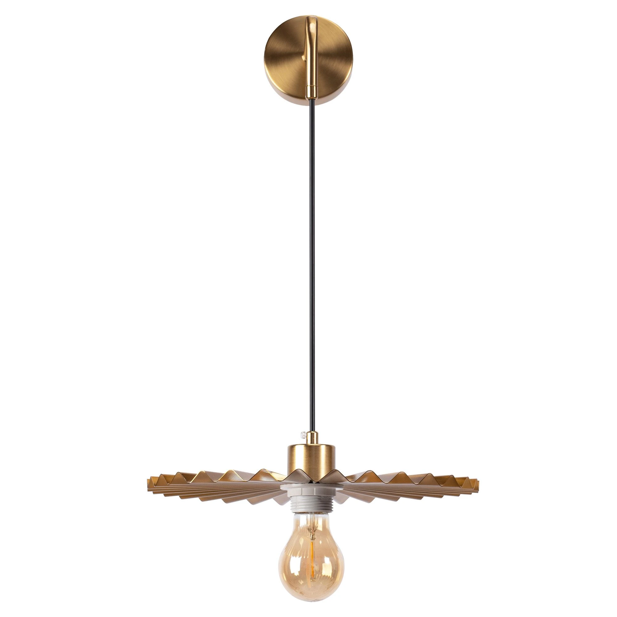 Sieninis šviestuvas Toolight Sieninė lempa APP1356-1W OLD GOLD 30 cm aprašymas - Prekės nuotrauka